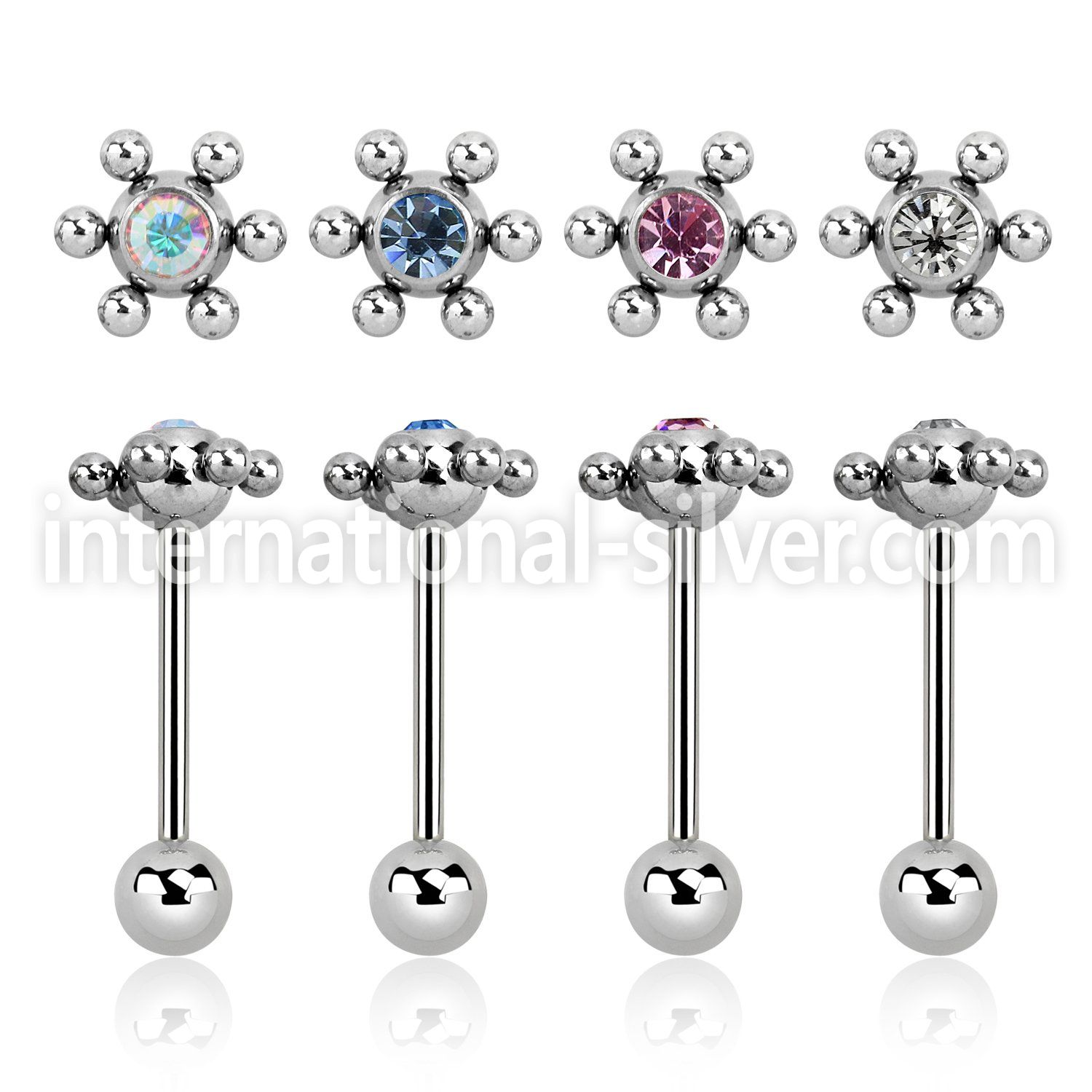 bbssc6 straight barbells surgical steel 316l tongue