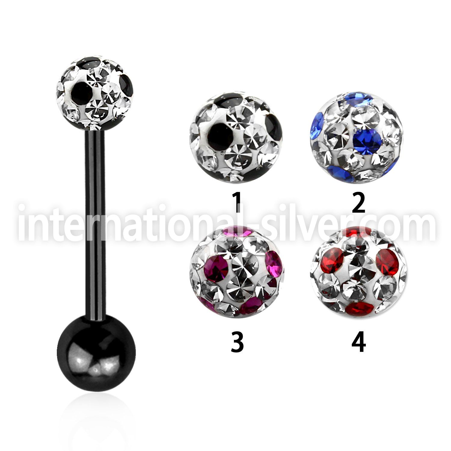 bbtfr5a straight barbells anodized surgical steel 316l tongue