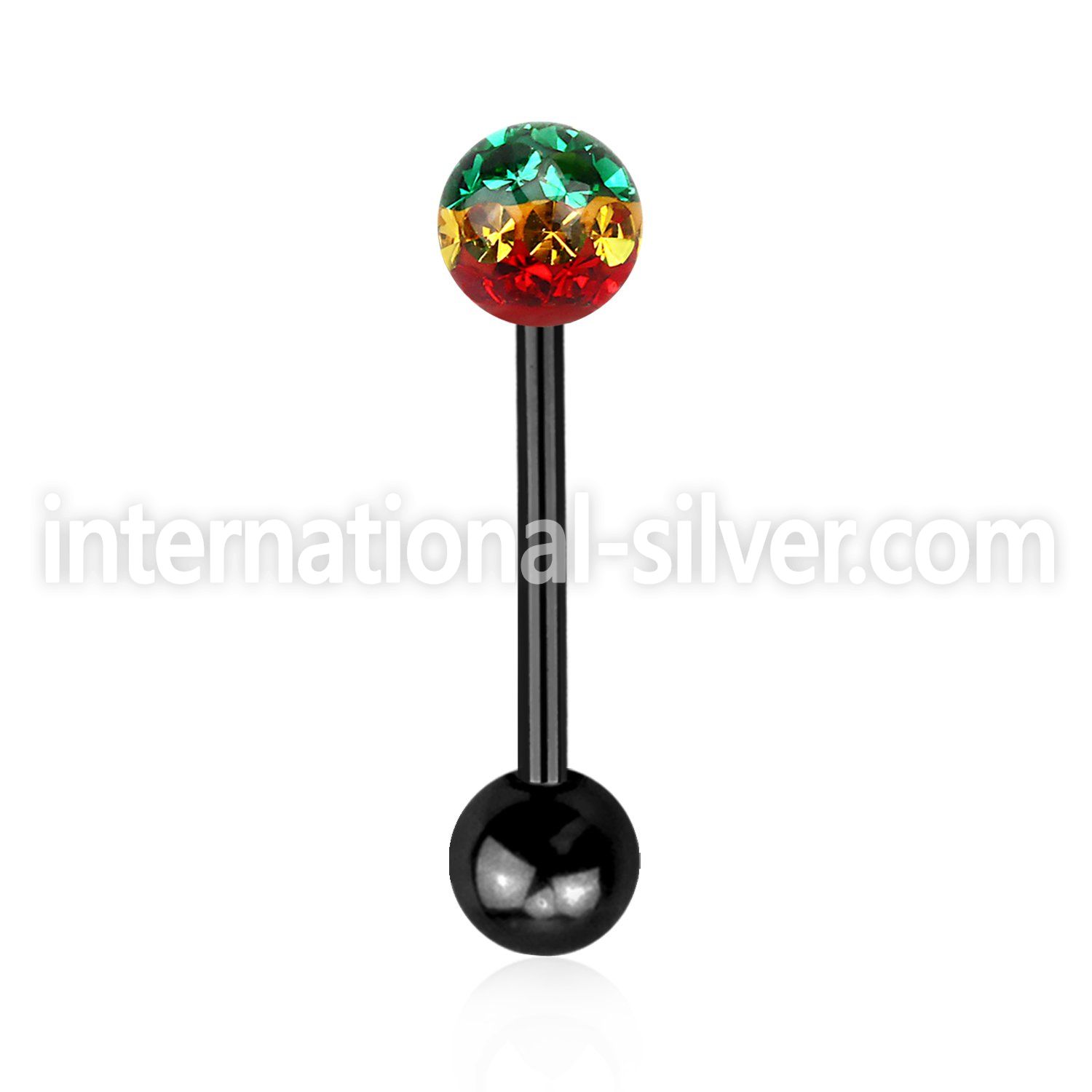 bbtfr6r straight barbells anodized surgical steel 316l tongue