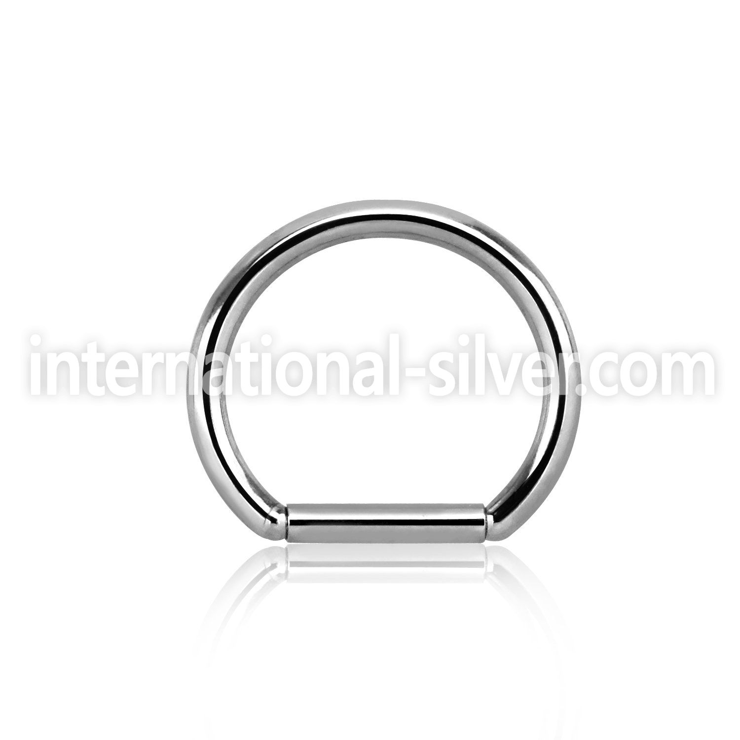 bch16 316l steel intim piercing closure ring w closure pin