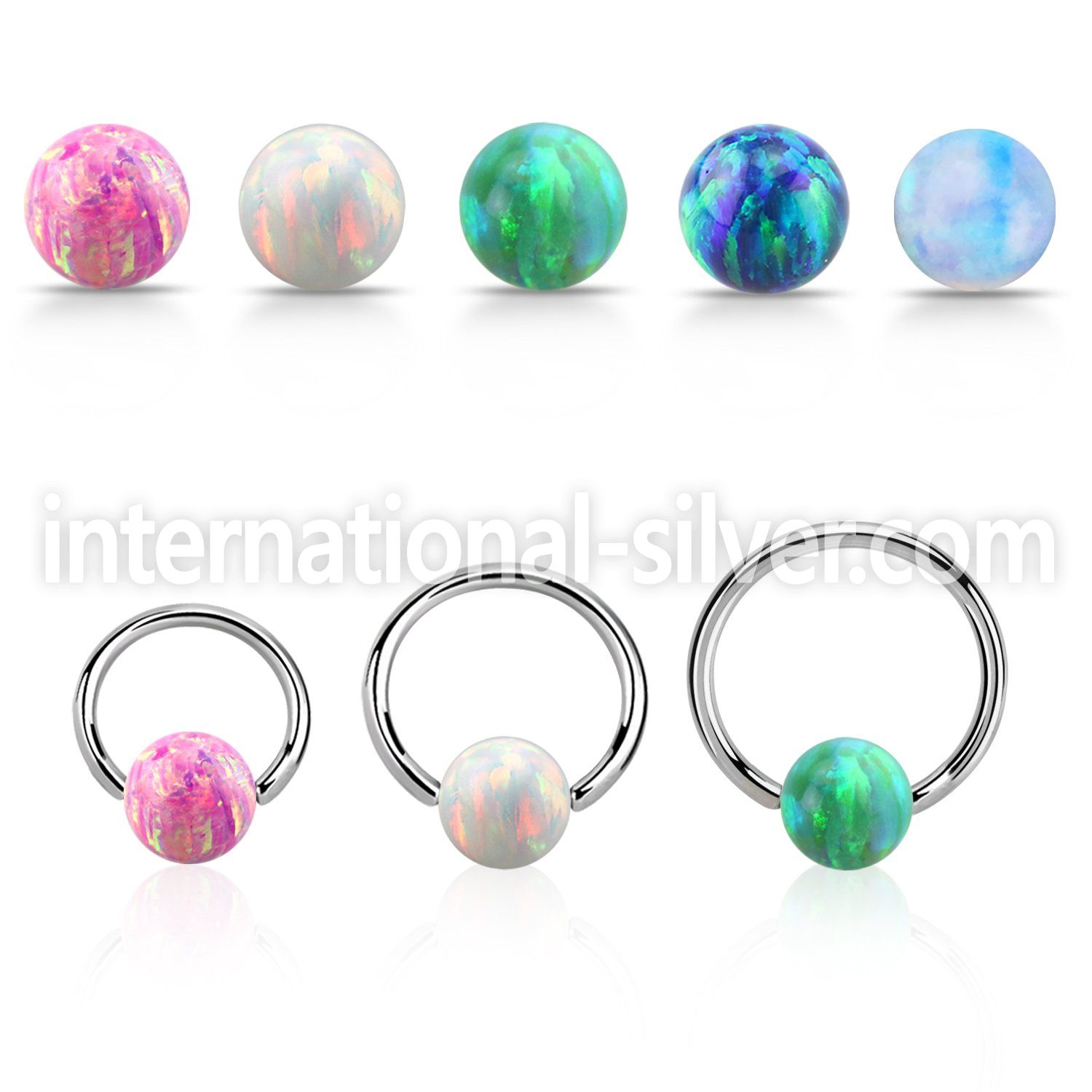 bcr18o6 hoops captive rings surgical steel 316l nose