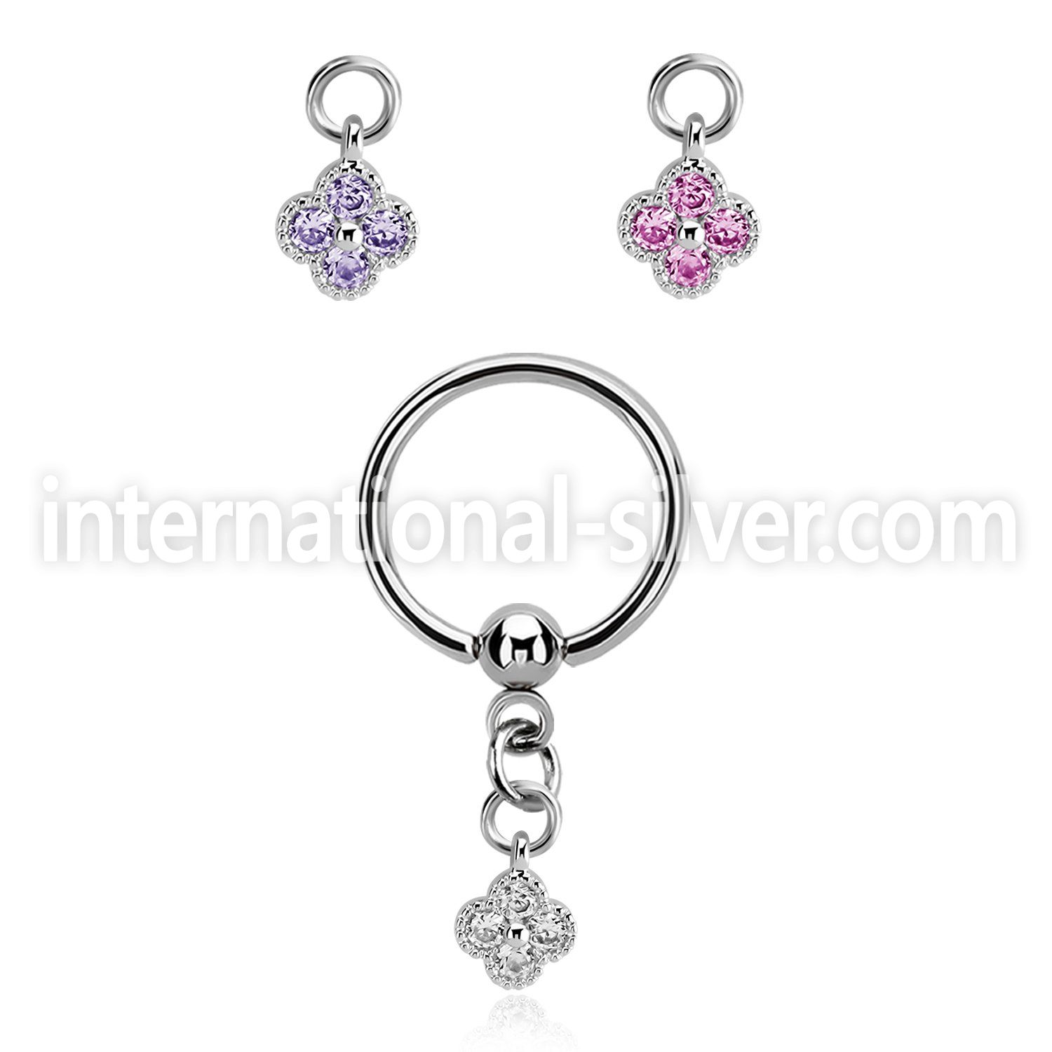 bcrsz411 hoops captive rings surgical steel 316l nose