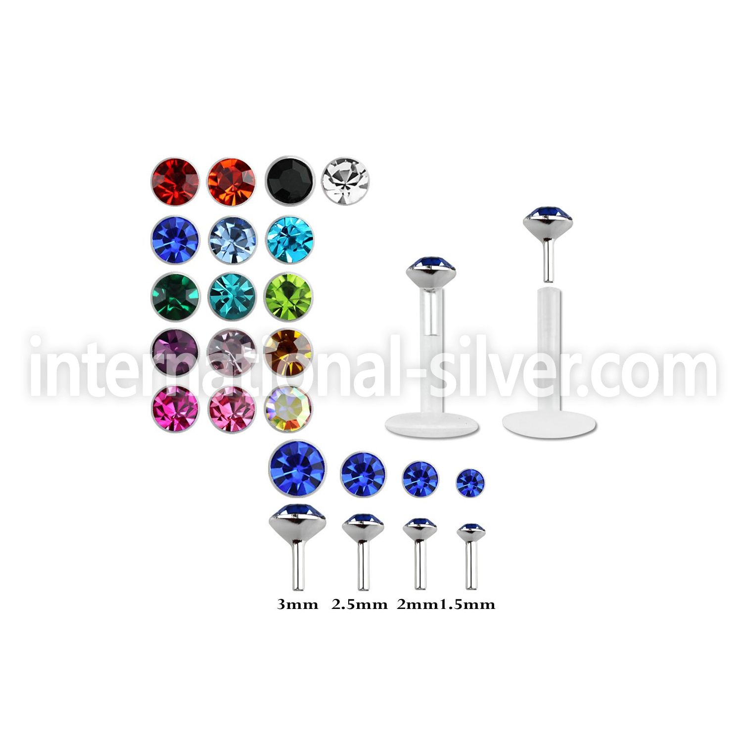 bilr labrets lip rings bioflex ptfe belly button