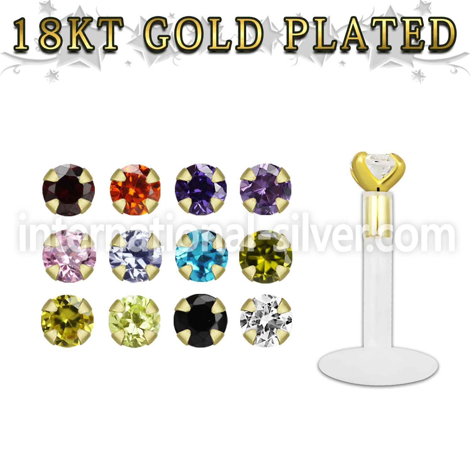 bilz25rg labrets lip rings bioflex ptfe labrets chin