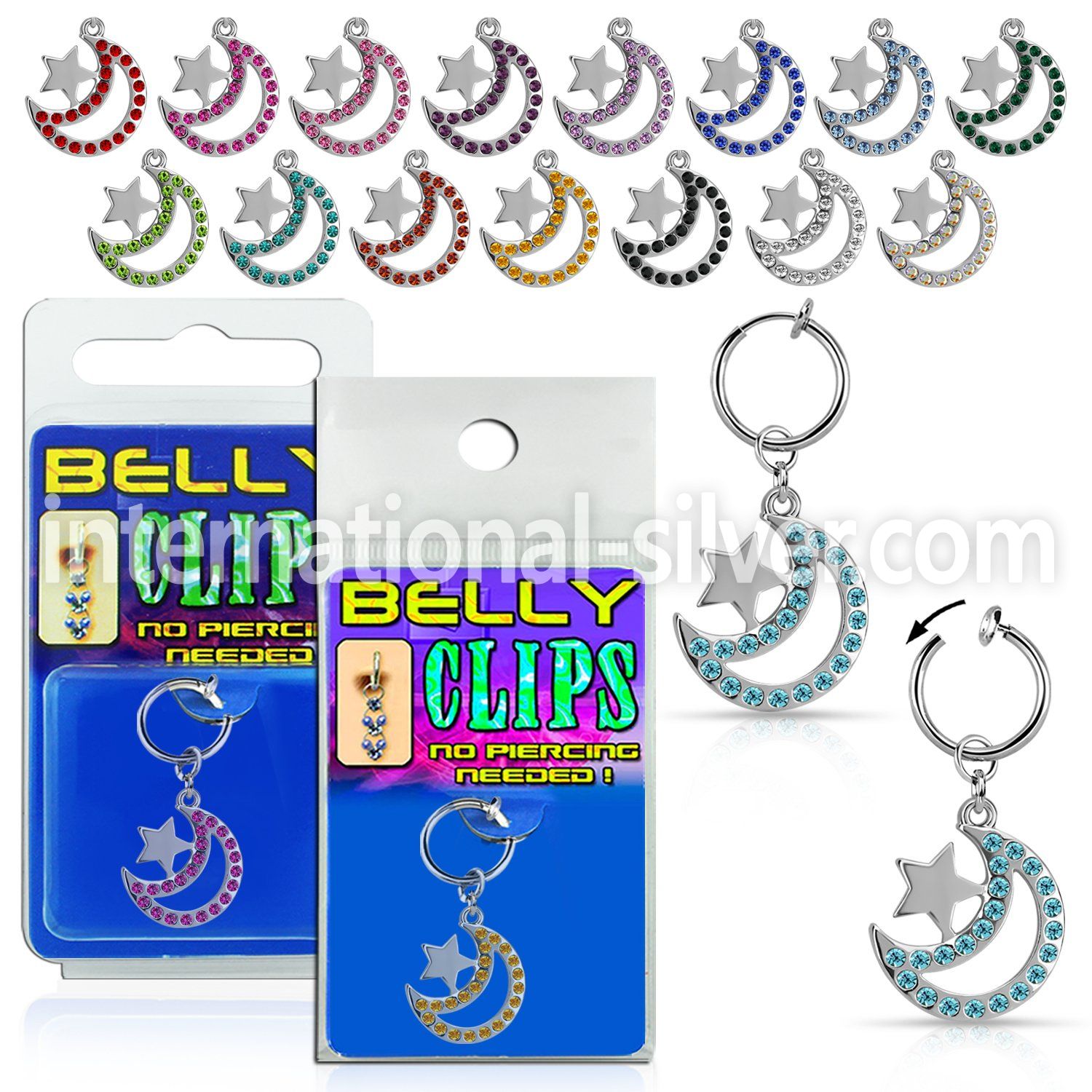 blcp723 fake illusion body jewelry others belly button