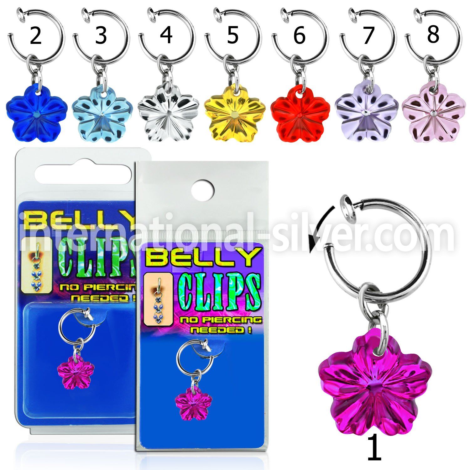 blcpt101 fake illusion hoops others belly button