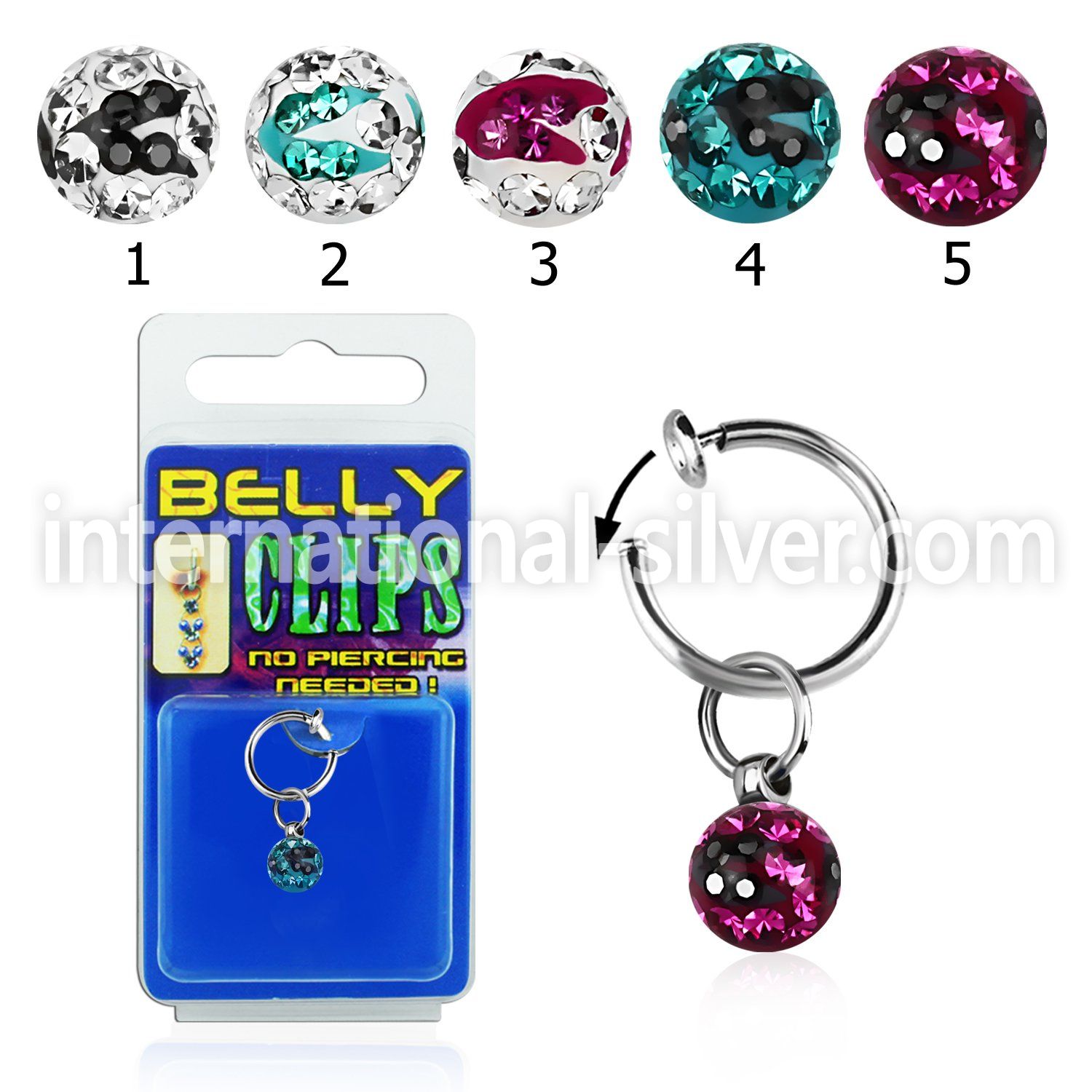 blcpt117c fake illusion hoops others belly button