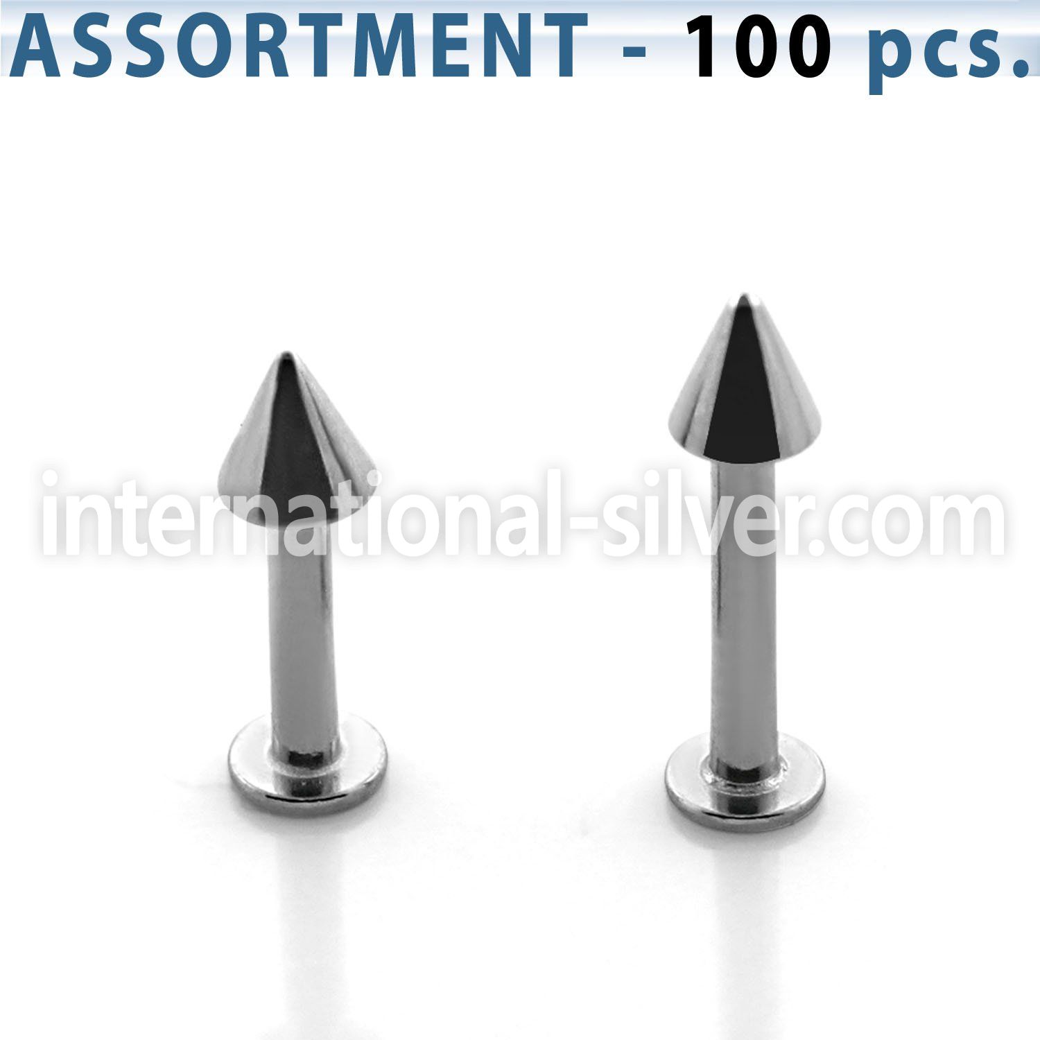 blk04c labrets lip rings surgical steel 316l labrets chin