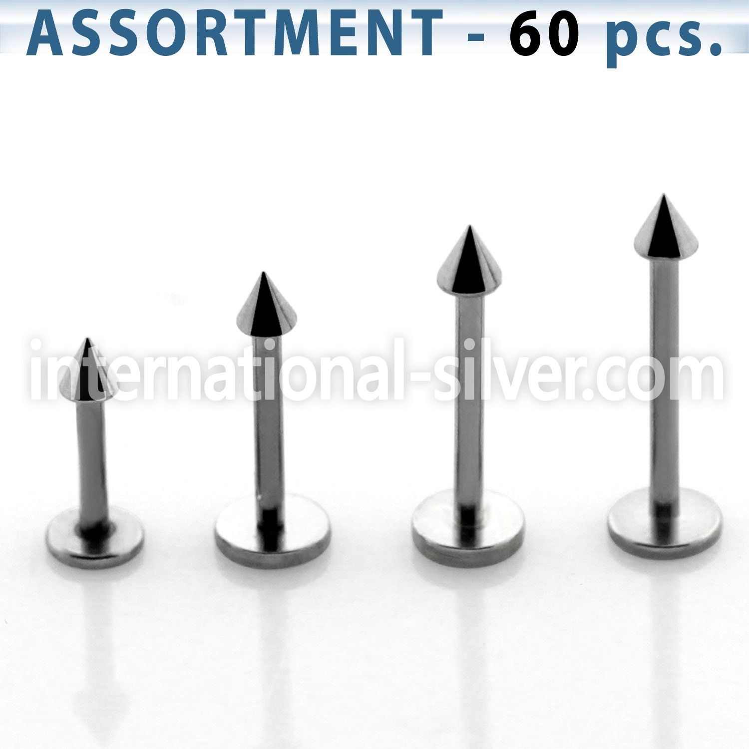 blk04e labrets lip rings surgical steel 316l labrets chin