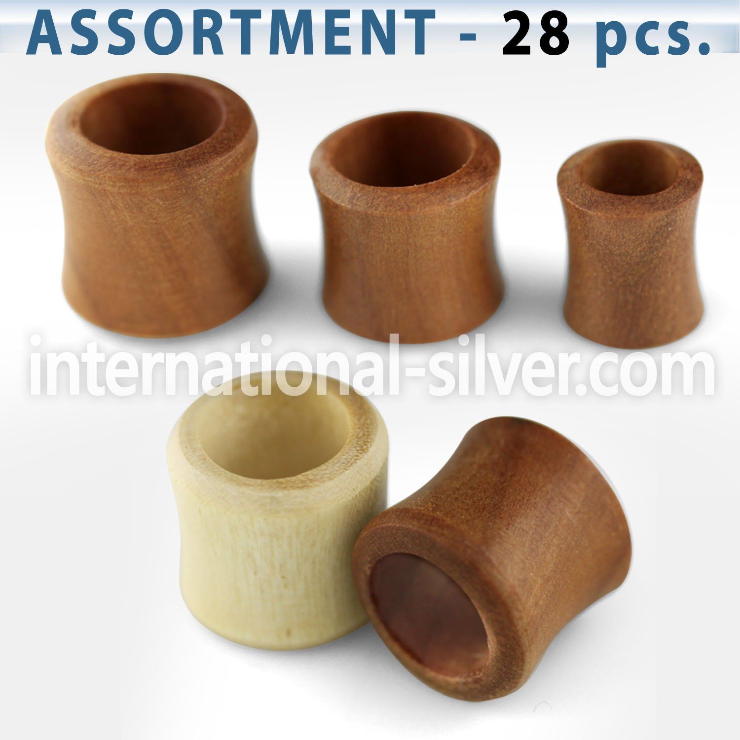 blk213 tunnels gauges organic body jewelry ear lobe