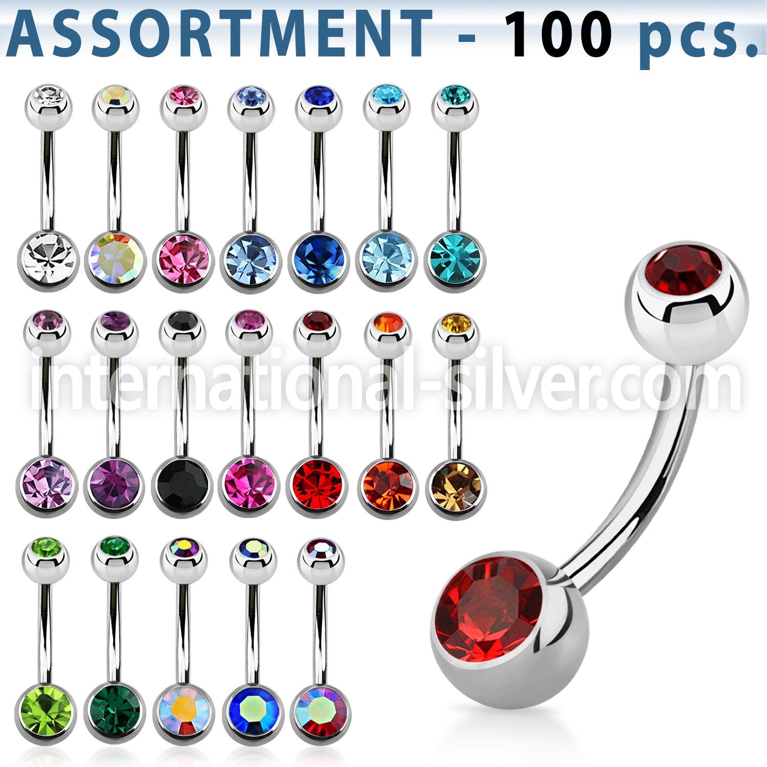 blk21a belly rings surgical steel 316l belly button