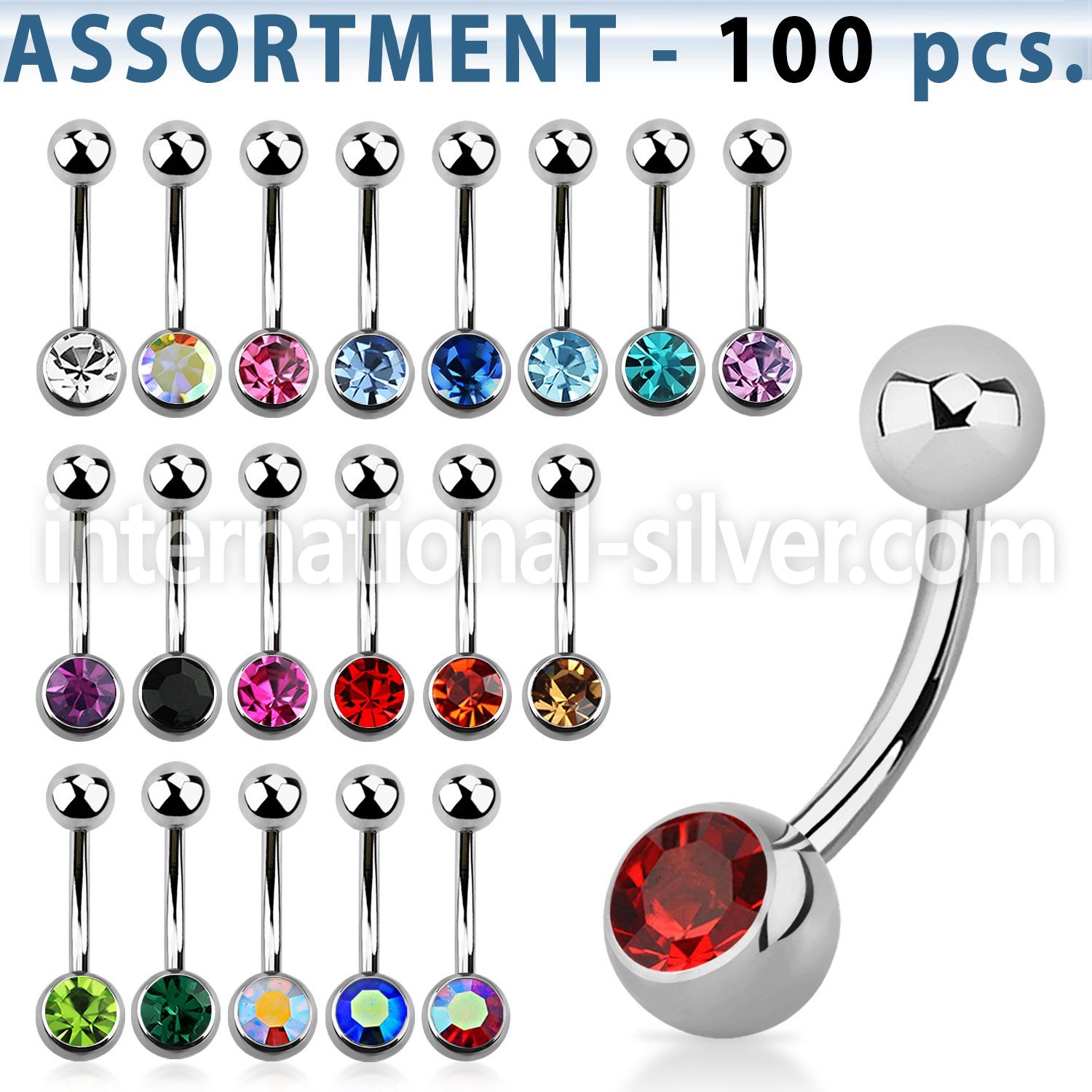 blk21b belly rings surgical steel 316l belly button