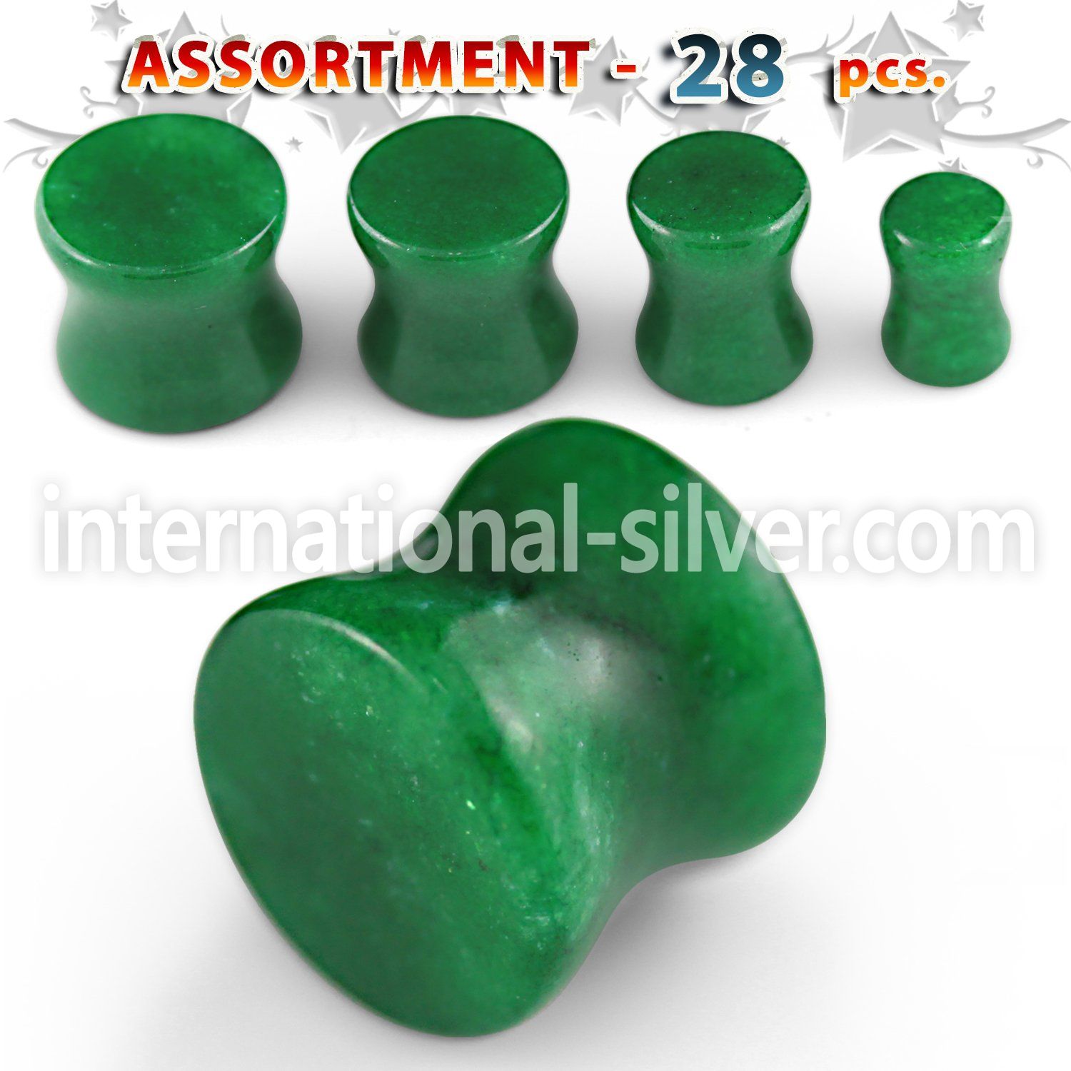 blk273 plugs gauges organic body jewelry ear lobe