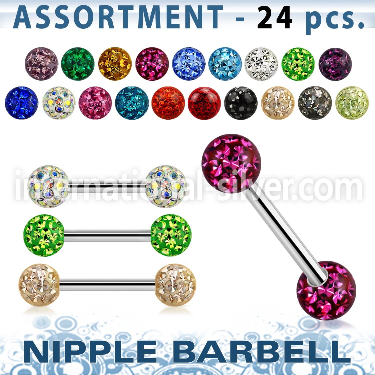 blk281 straight barbells surgical steel 316l monroe upper lip
