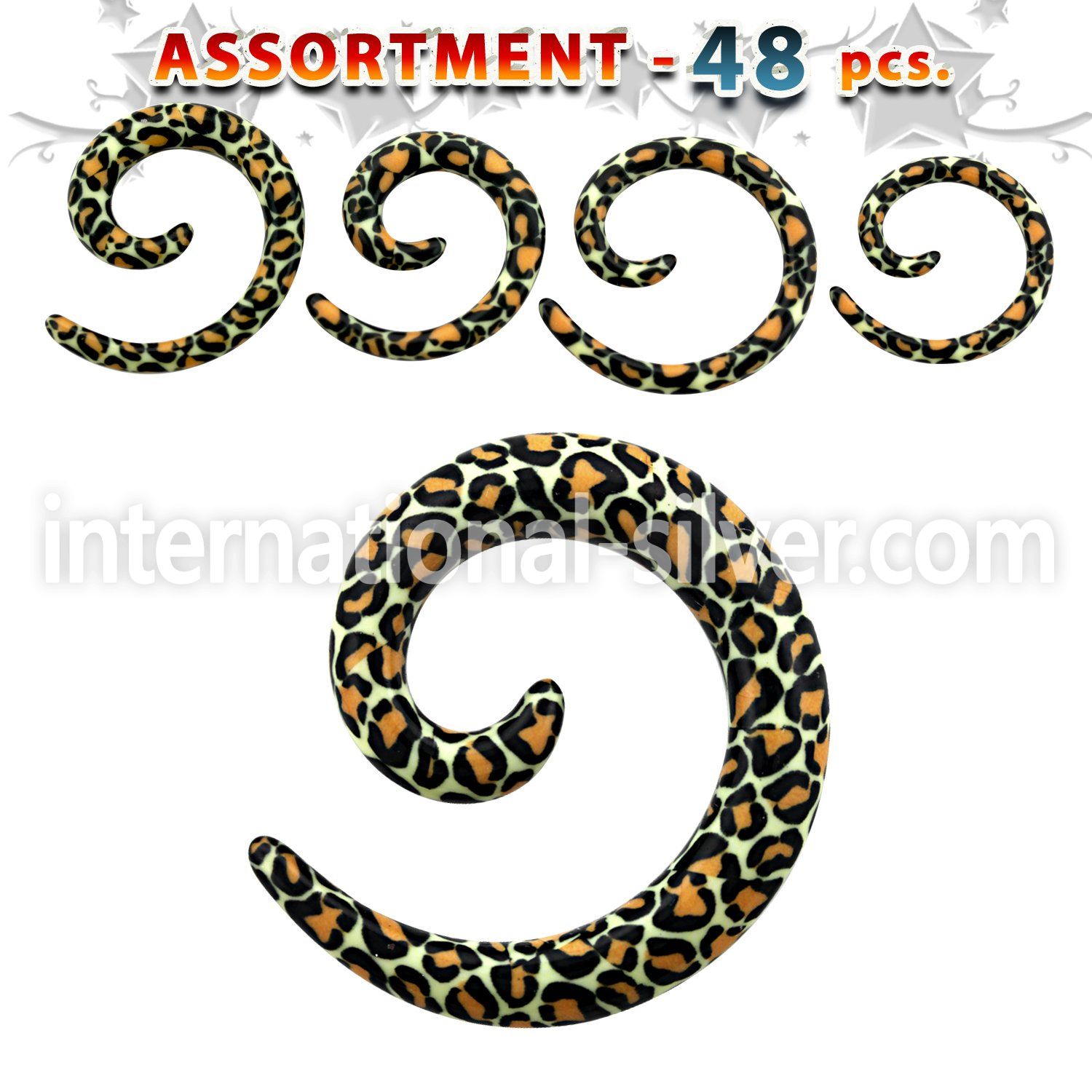 blk443 tapers acrylic body jewelry ear lobe