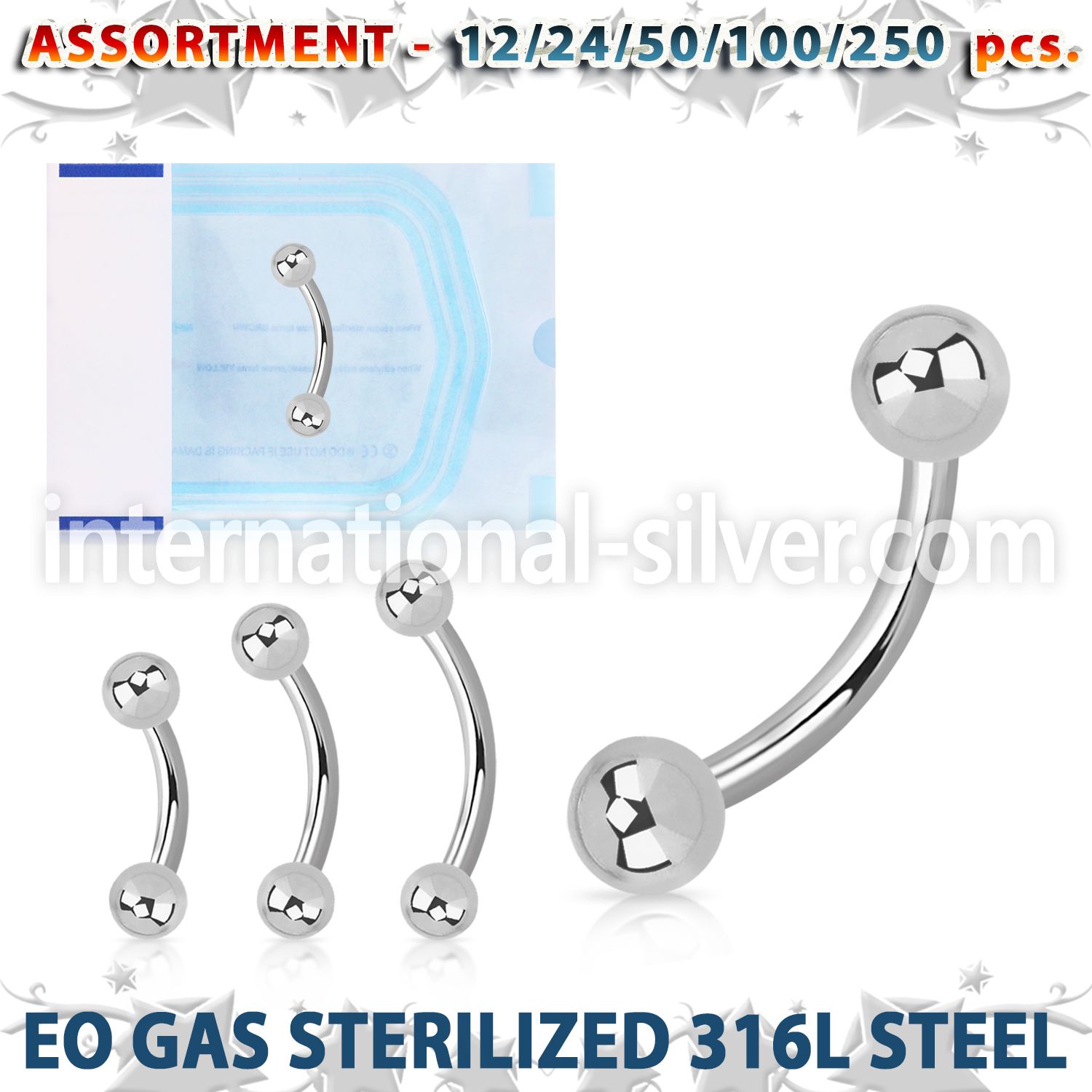 blk468 micro curved barbells surgical steel 316l eyebrow