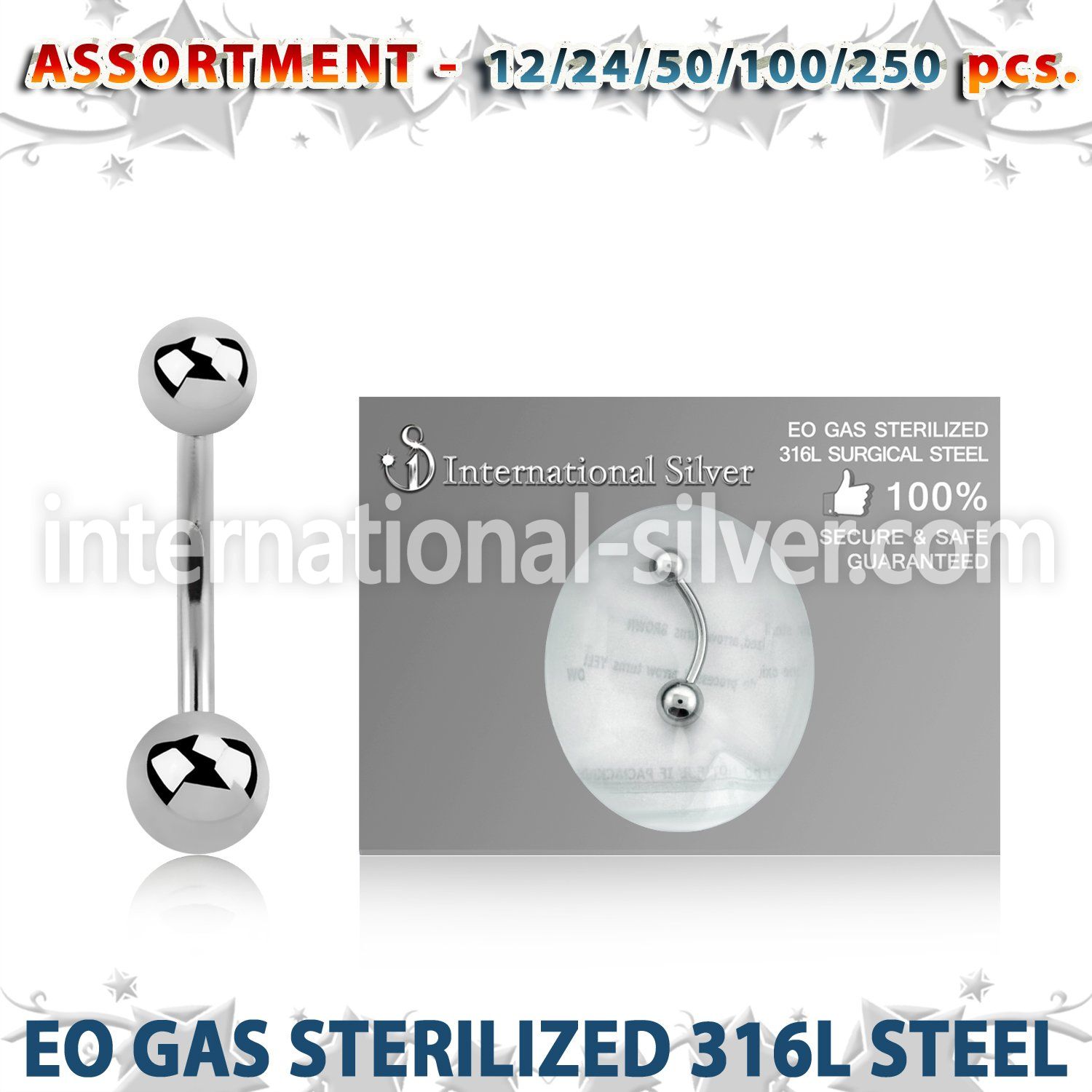 blk473 belly rings surgical steel 316l belly button