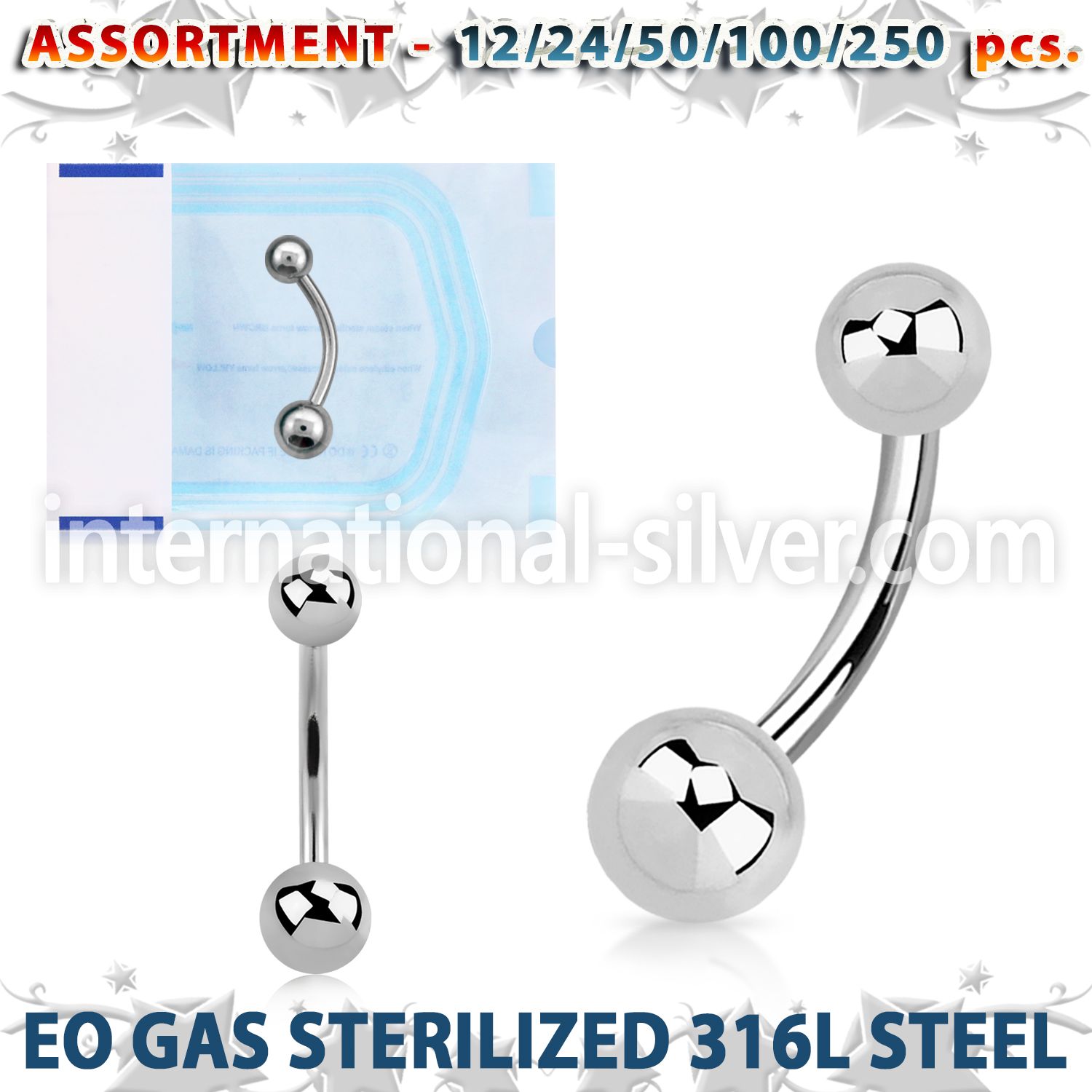 blk473 belly rings surgical steel 316l belly button