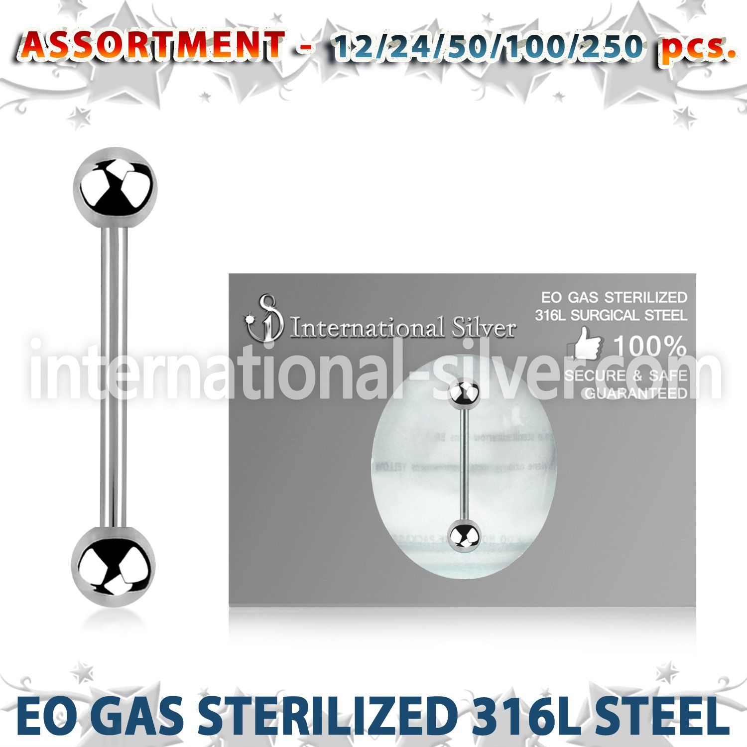 blk477 straight barbells surgical steel 316l eyebrow