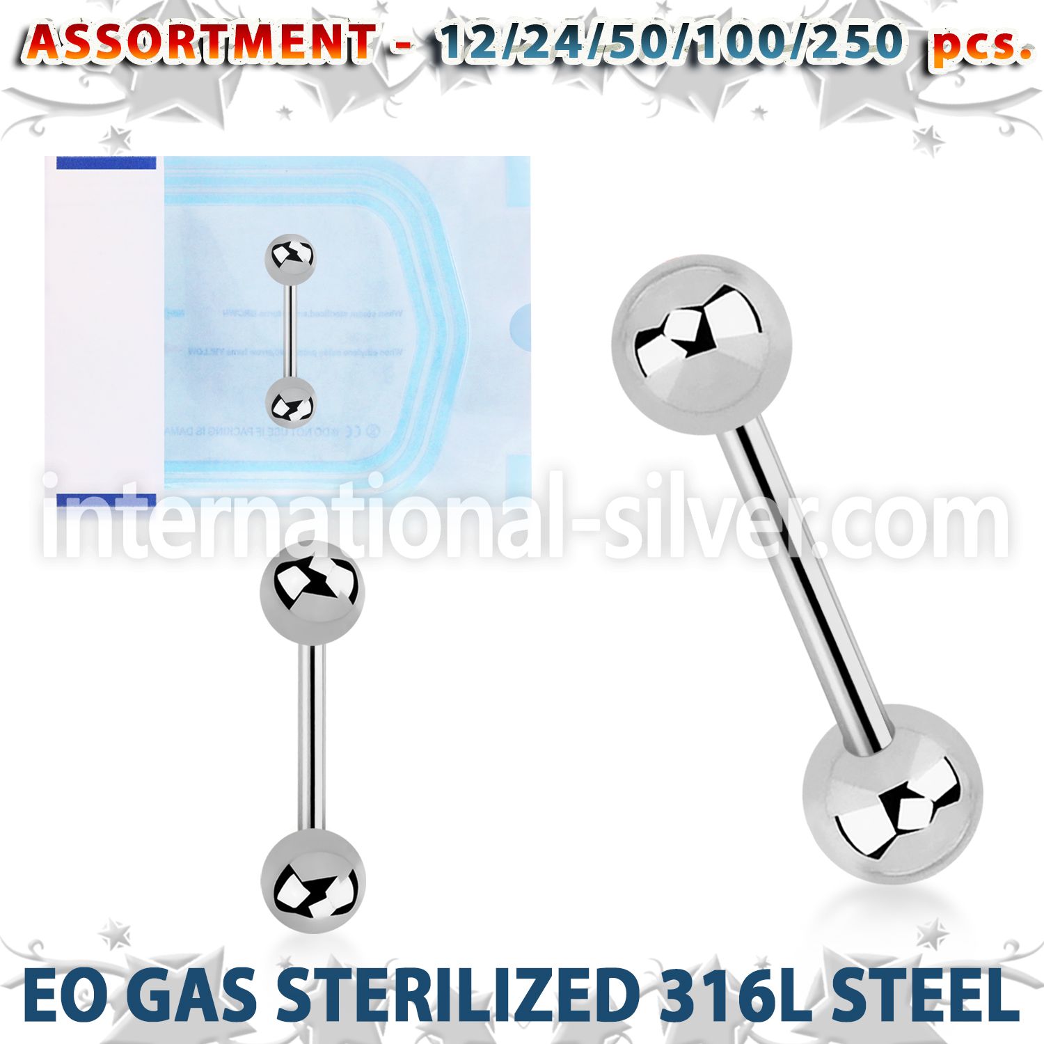 blk477 straight barbells surgical steel 316l eyebrow