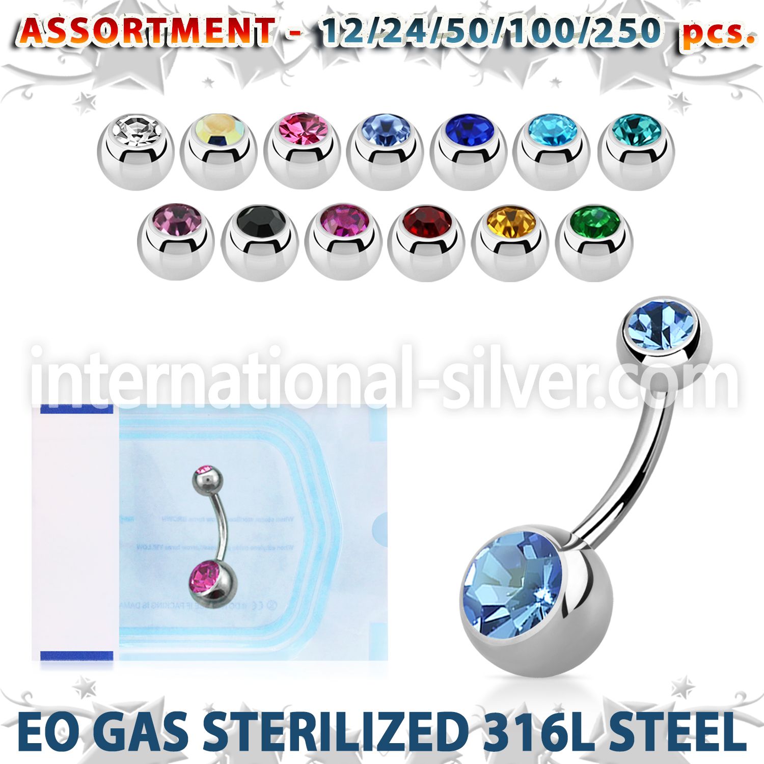 blk484 belly rings surgical steel 316l belly button