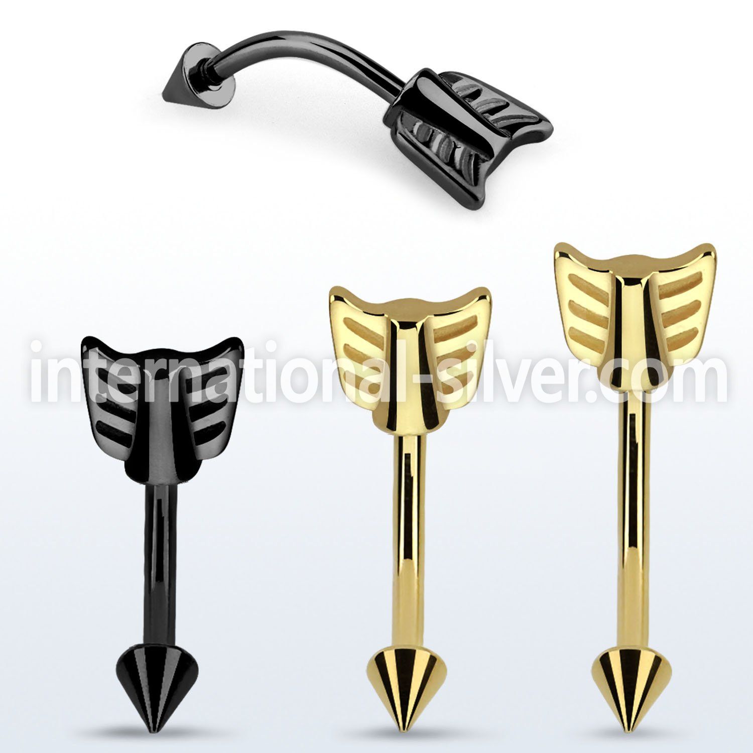 bn14taw belly rings anodized surgical steel 316l belly button