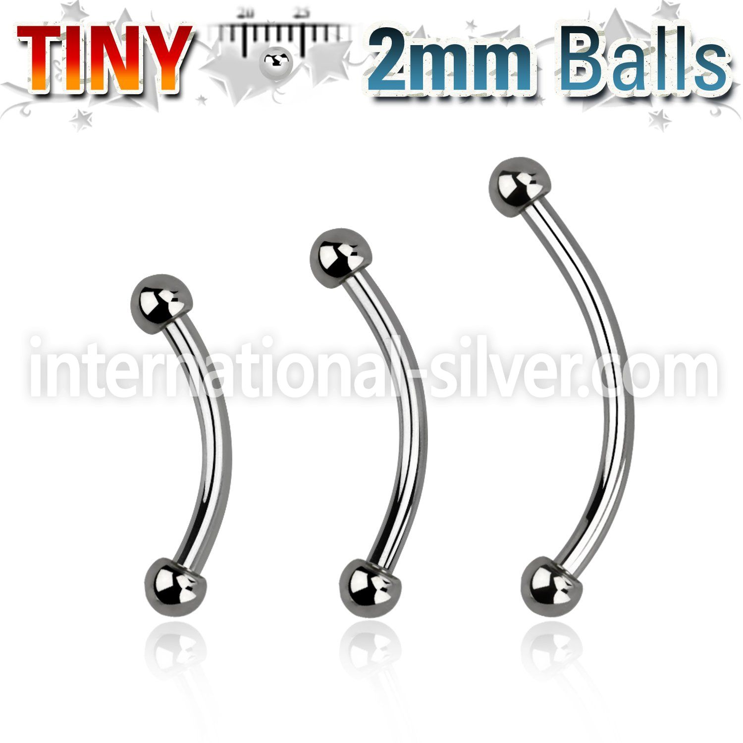 bneb2 micro curved barbells surgical steel 316l eyebrow