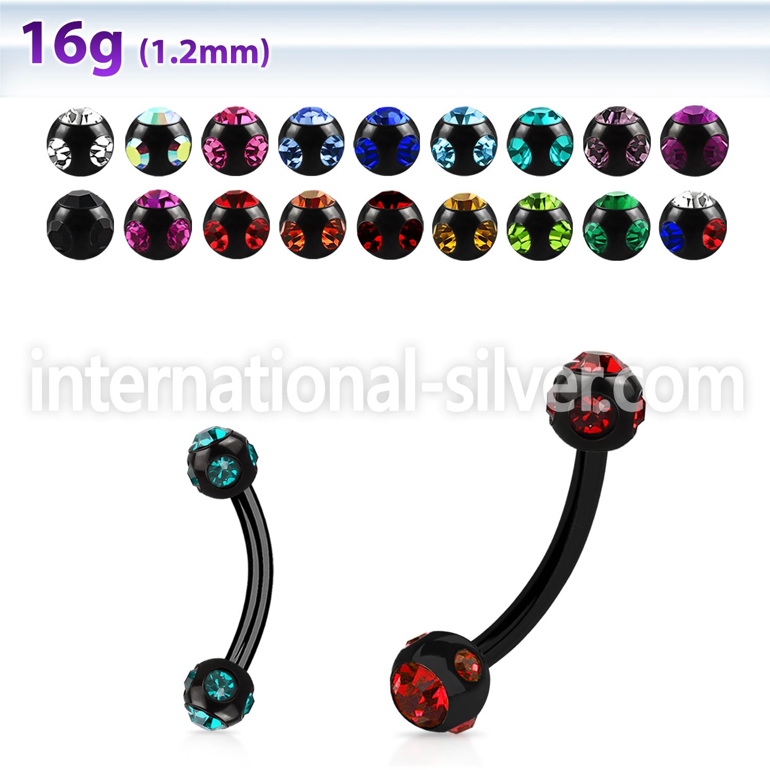 bnekc3 micro curved barbells anodized surgical steel 316l eyebrow