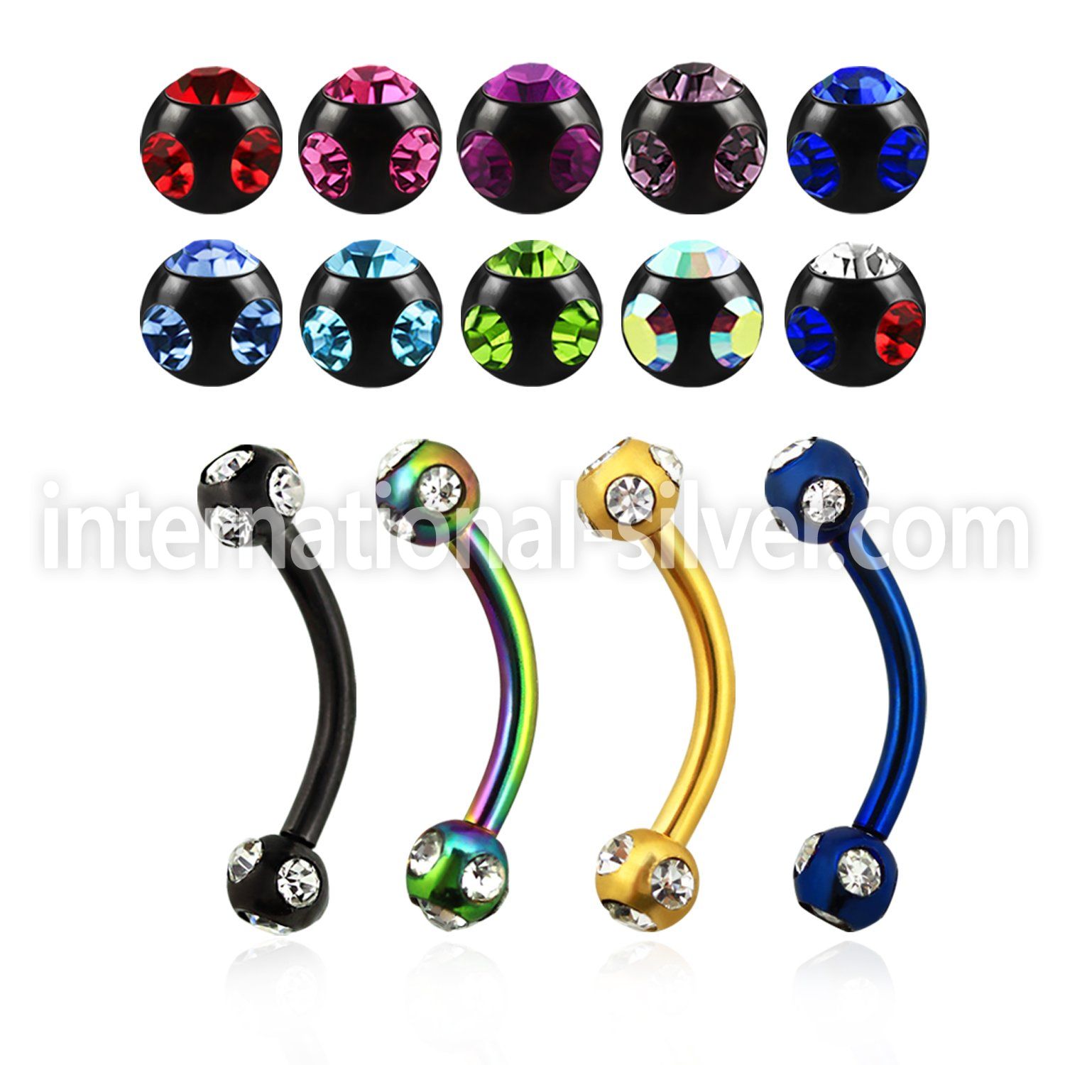 bnetc3 micro curved barbells anodized surgical steel 316l eyebrow