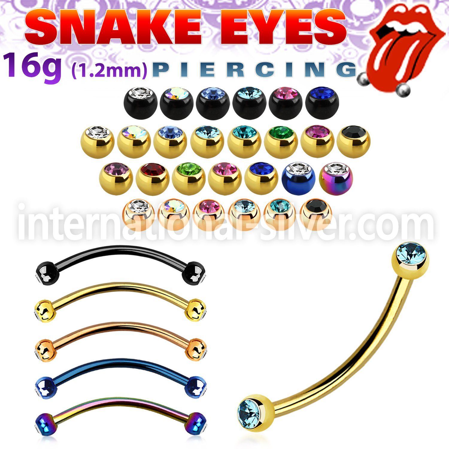 bnetj25l micro curved barbells anodized surgical steel 316l tongue