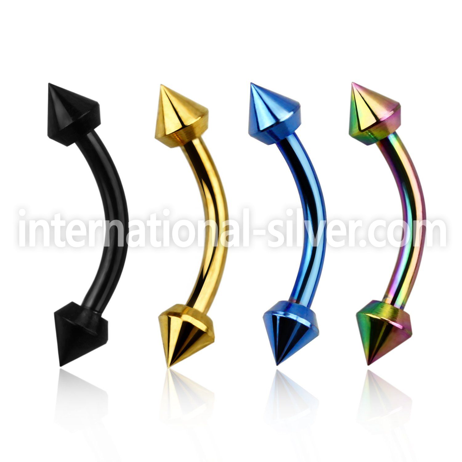 bnetne micro curved barbells anodized surgical steel 316l eyebrow