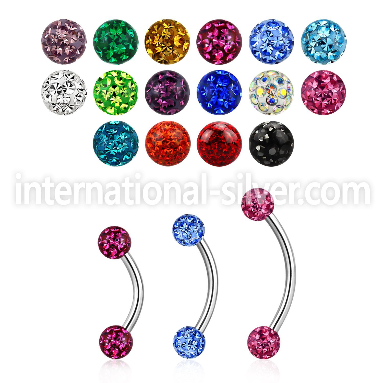 bnfr3ss surgical steel eyebrow bananas eyebrow piercing