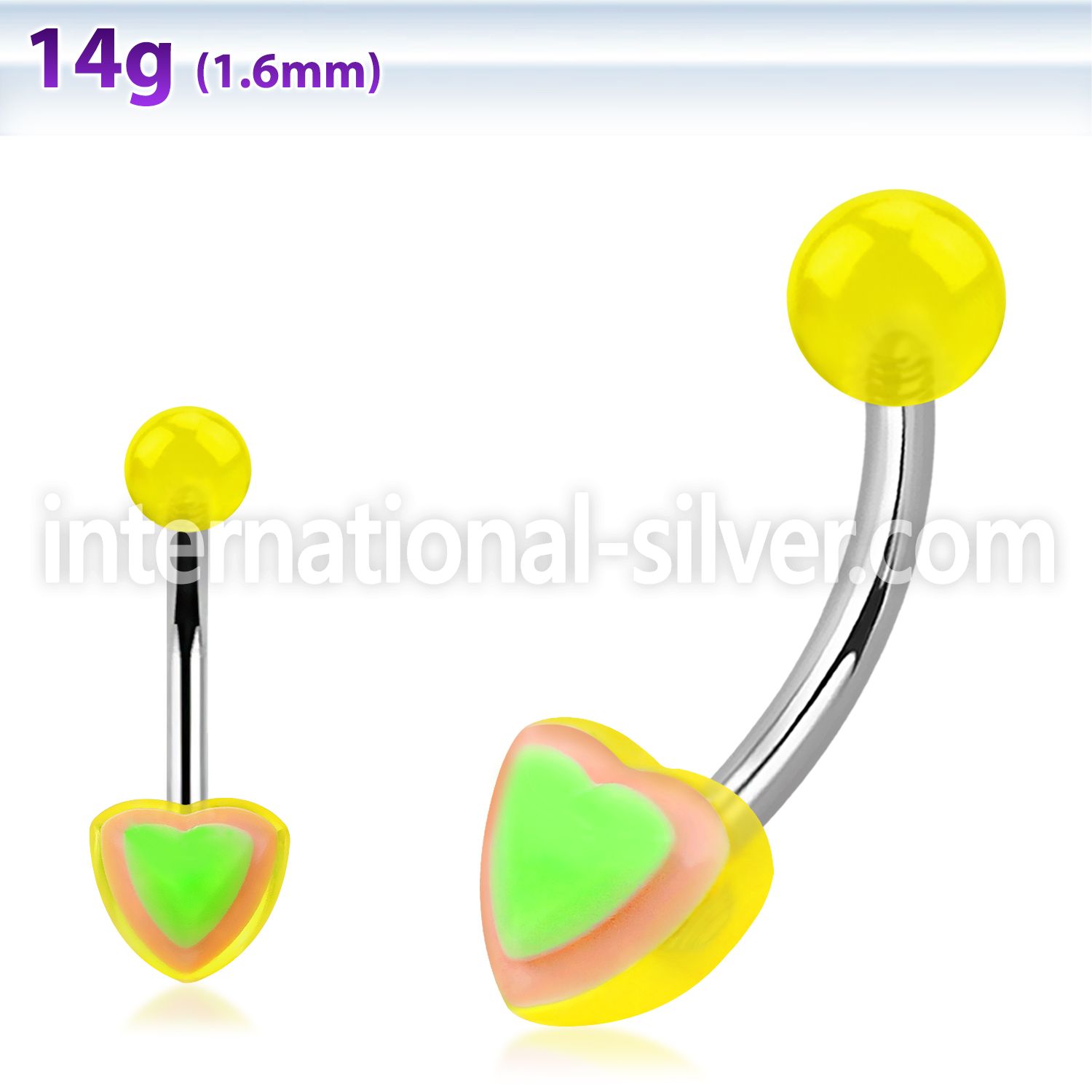 bnhrlym belly rings surgical steel 316l with acrylic parts belly button