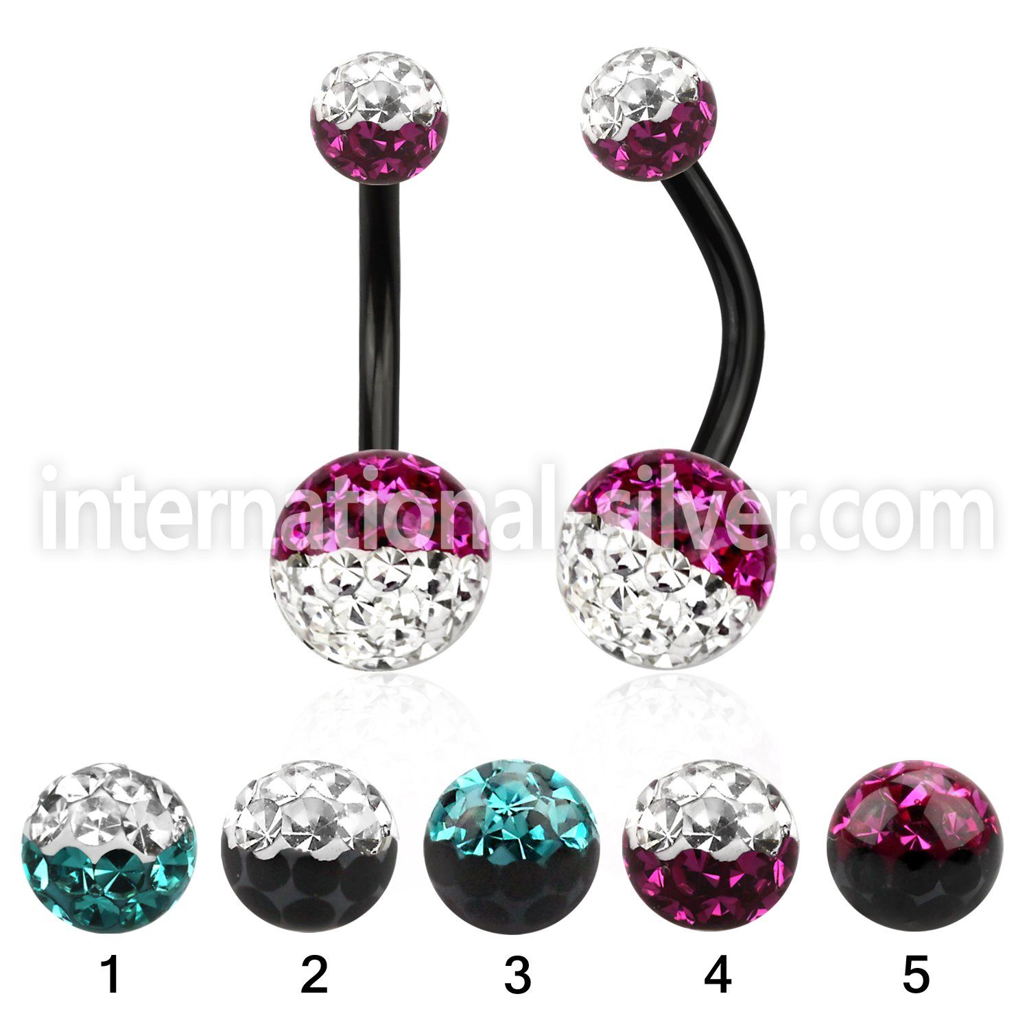 bnt2frge belly rings anodized surgical steel 316l belly button