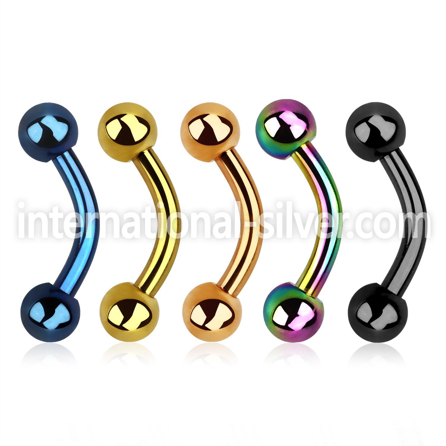 bntb4 belly rings anodized surgical steel 316l belly button