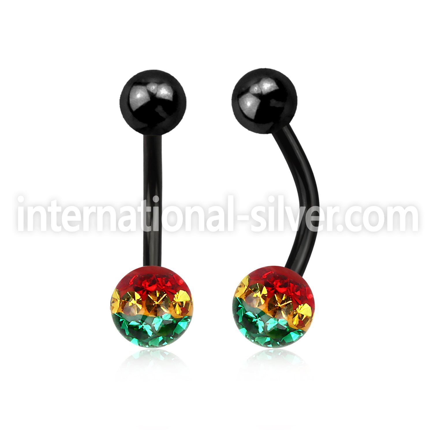 bntfr6r belly rings anodized surgical steel 316l belly button