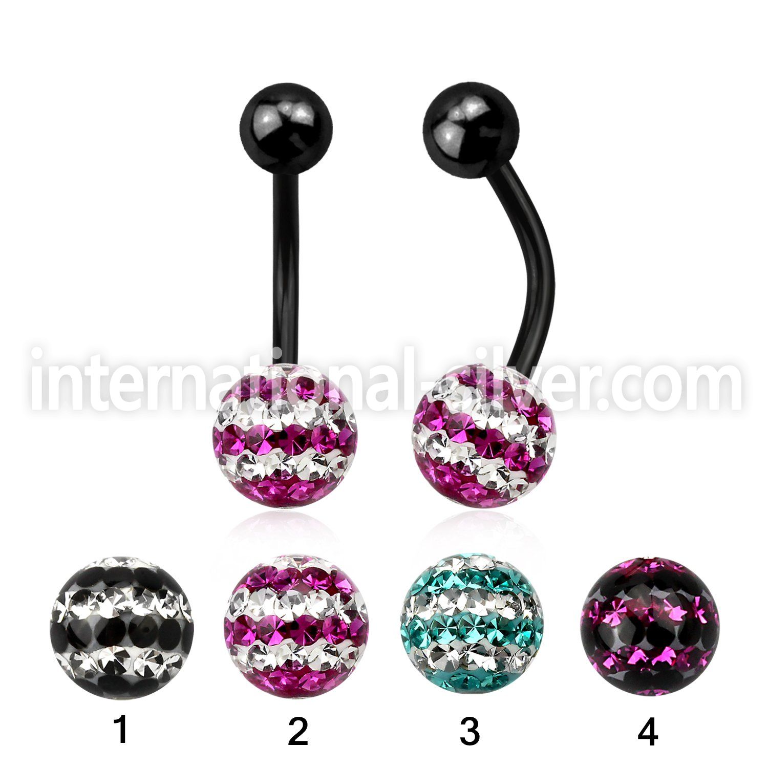 bntfr8d belly rings anodized surgical steel 316l belly button