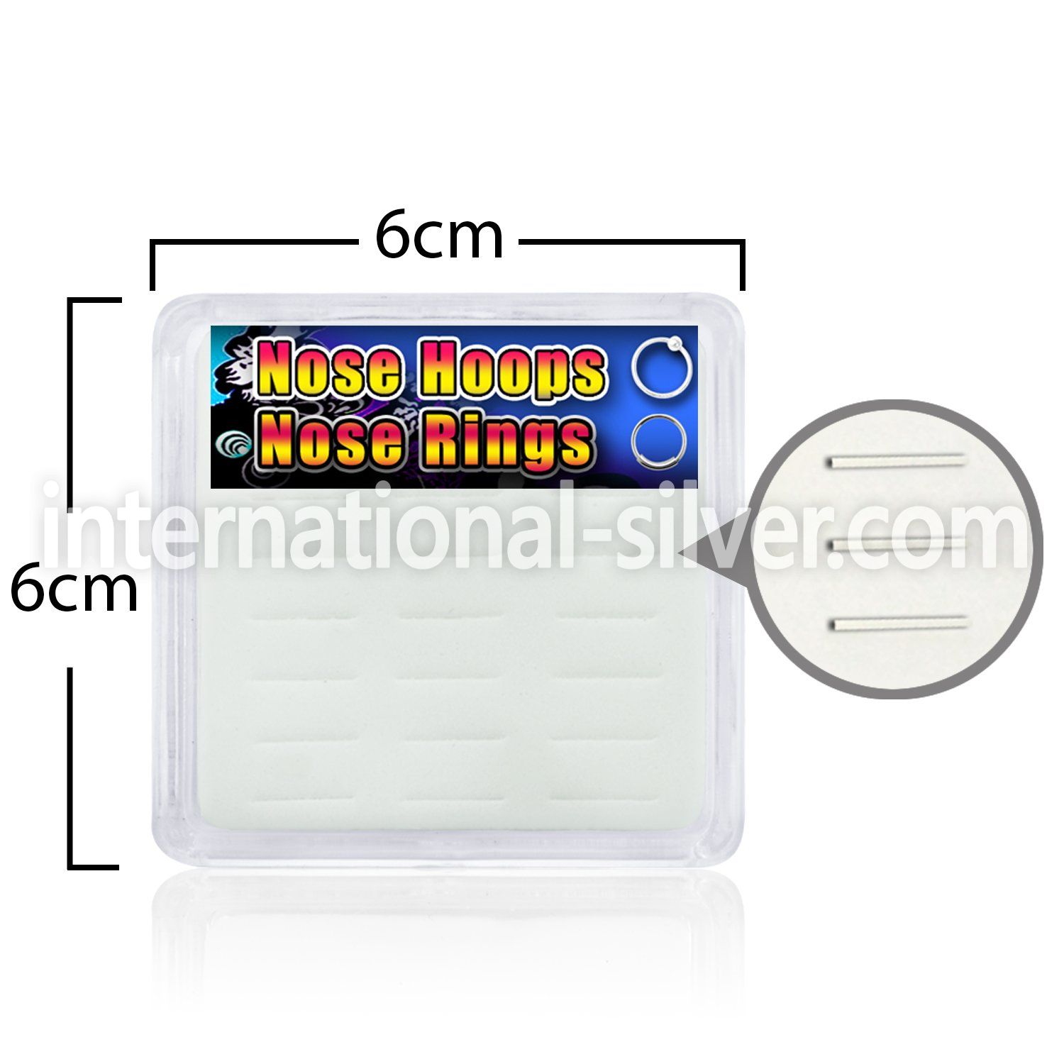 box18 displays acrylic body jewelry belly button