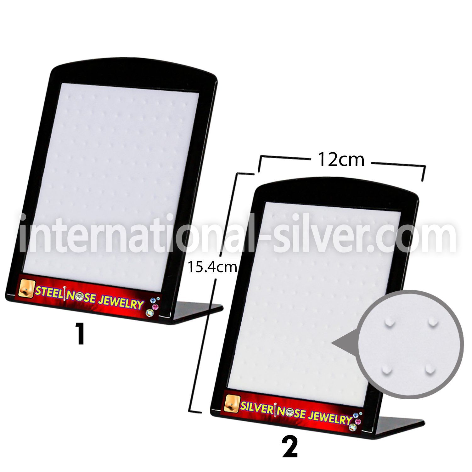 br16 displays acrylic body jewelry belly button