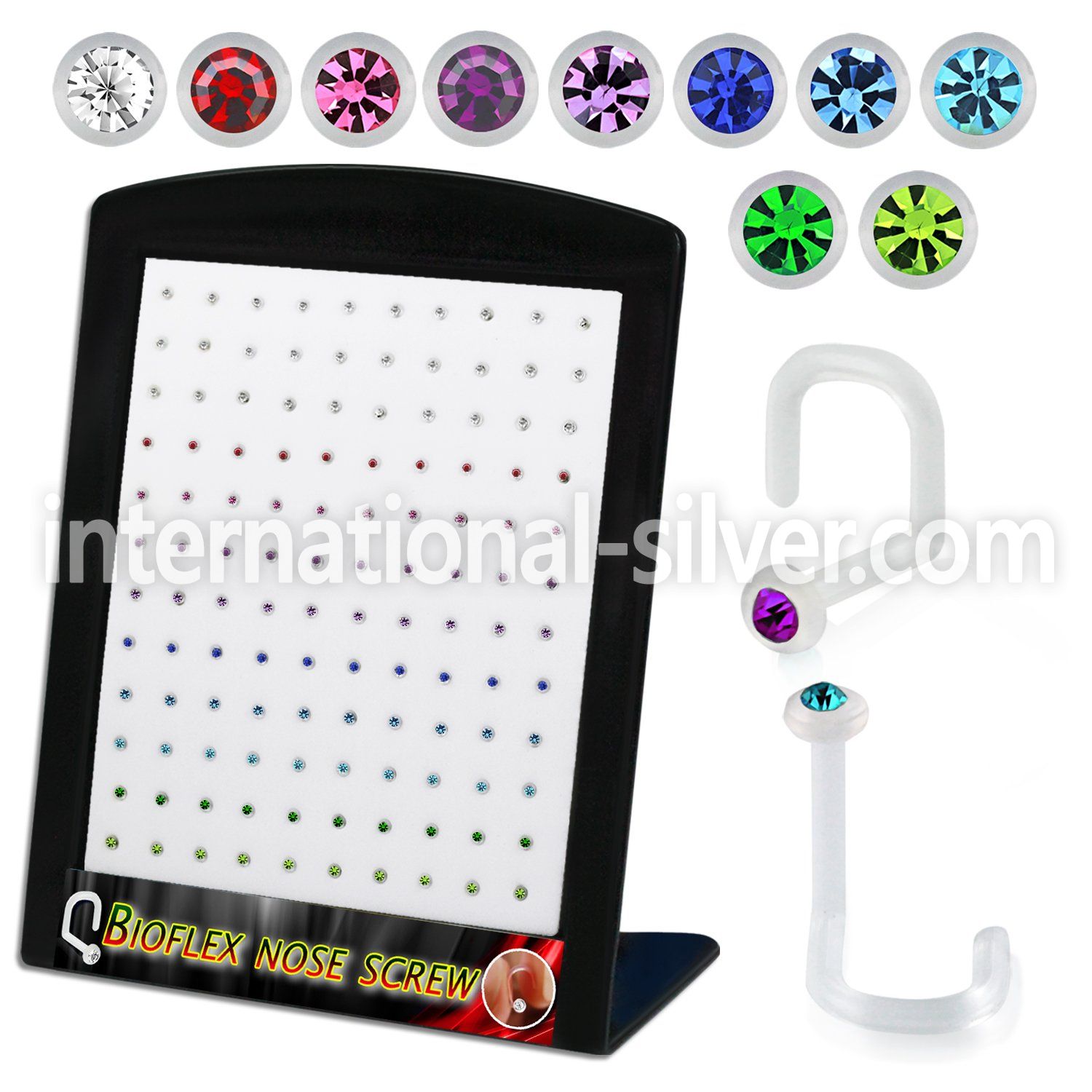 brbiswm l shape nose studs bioflex ptfe nose