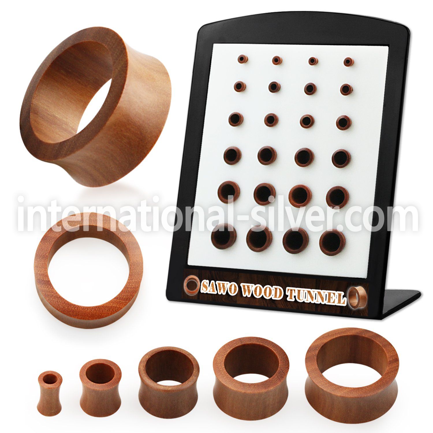 brdpws tunnels gauges organic body jewelry ear lobe