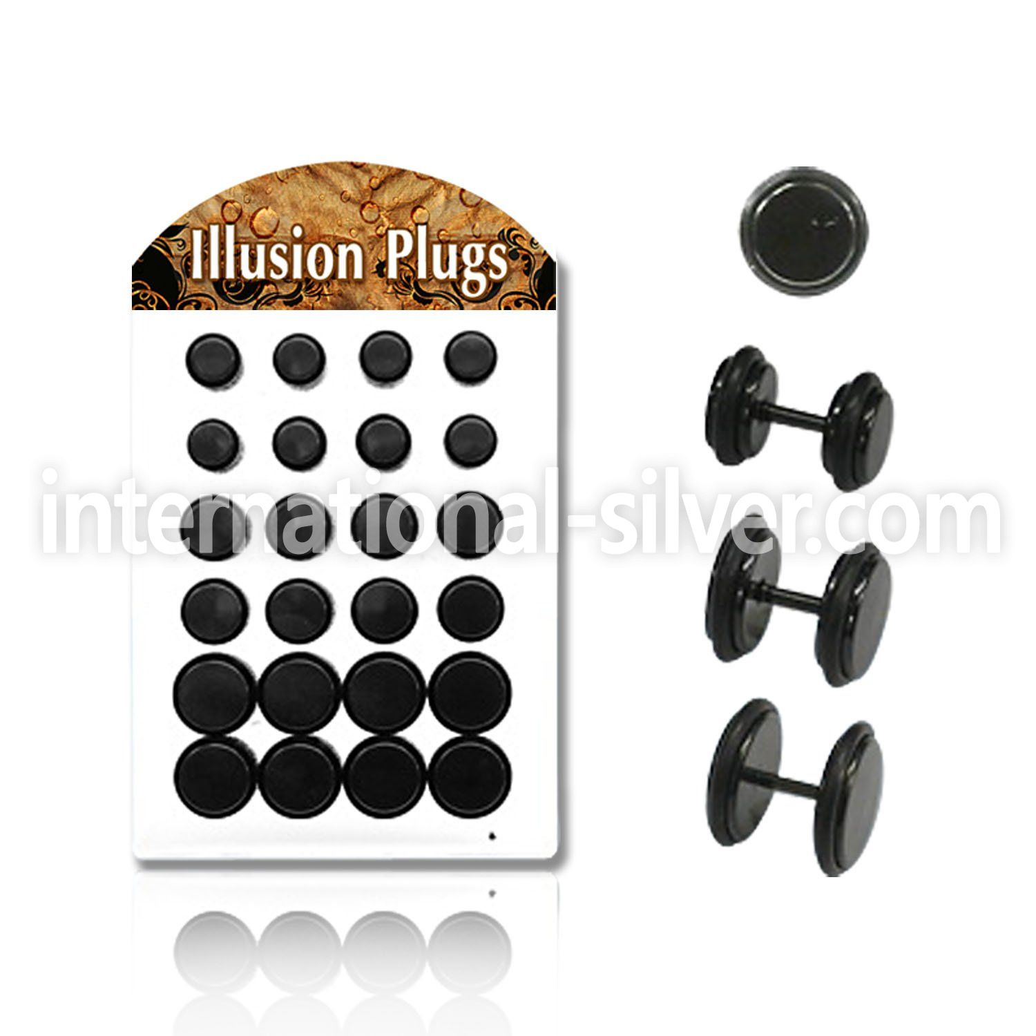 bripkr cheaters  illusion plugs and tapers anodized surgical steel 316l belly button