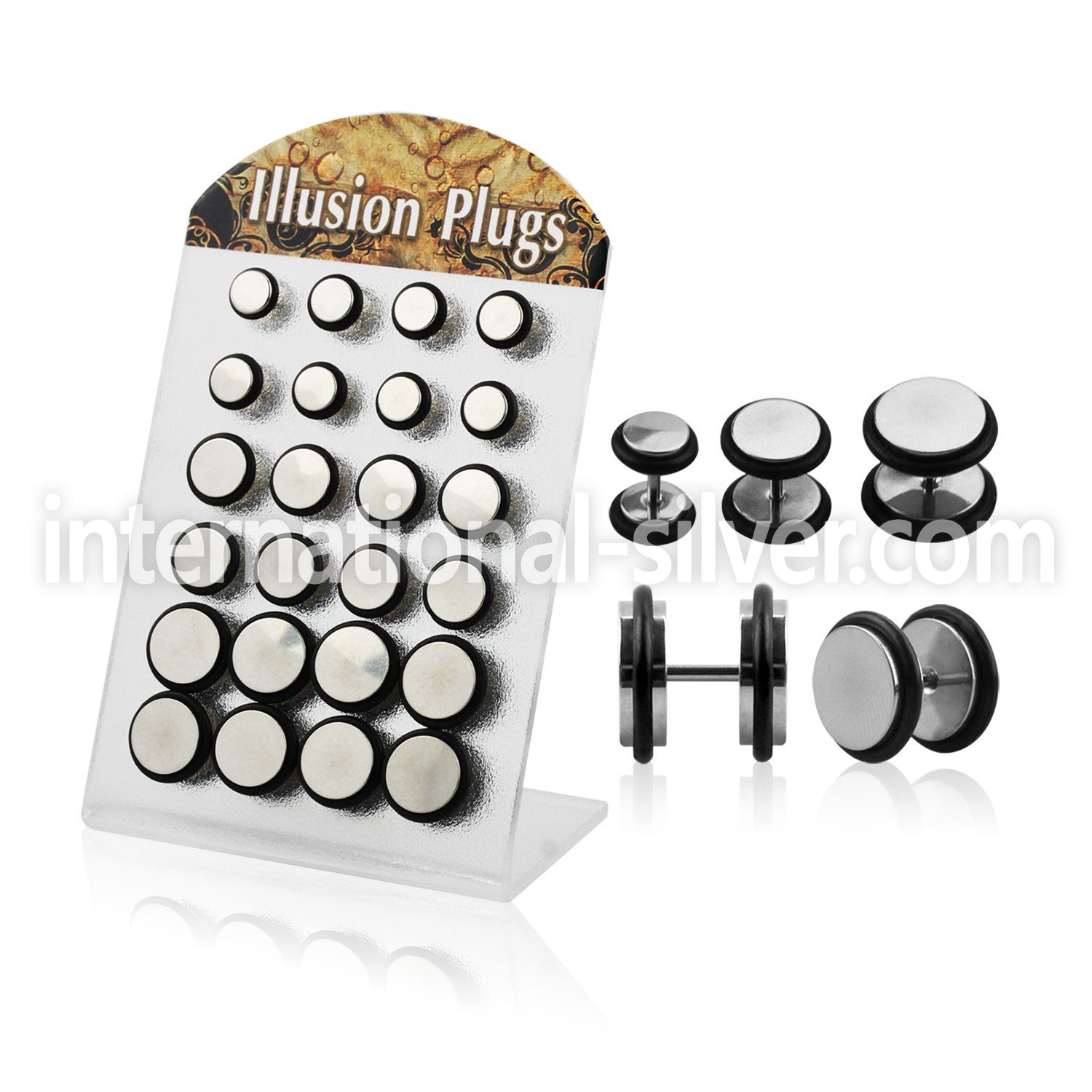 bripr cheaters  illusion plugs and tapers surgical steel 316l belly button