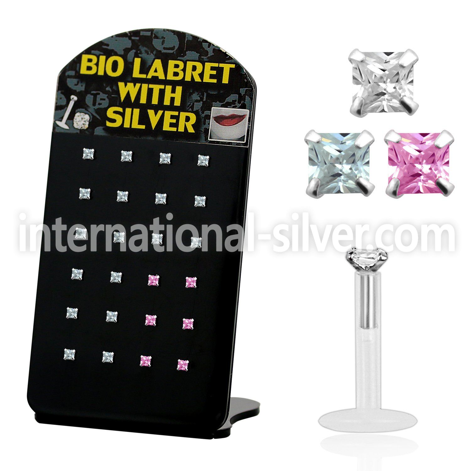 brlbi13 labrets lip rings bioflex ptfe labrets chin