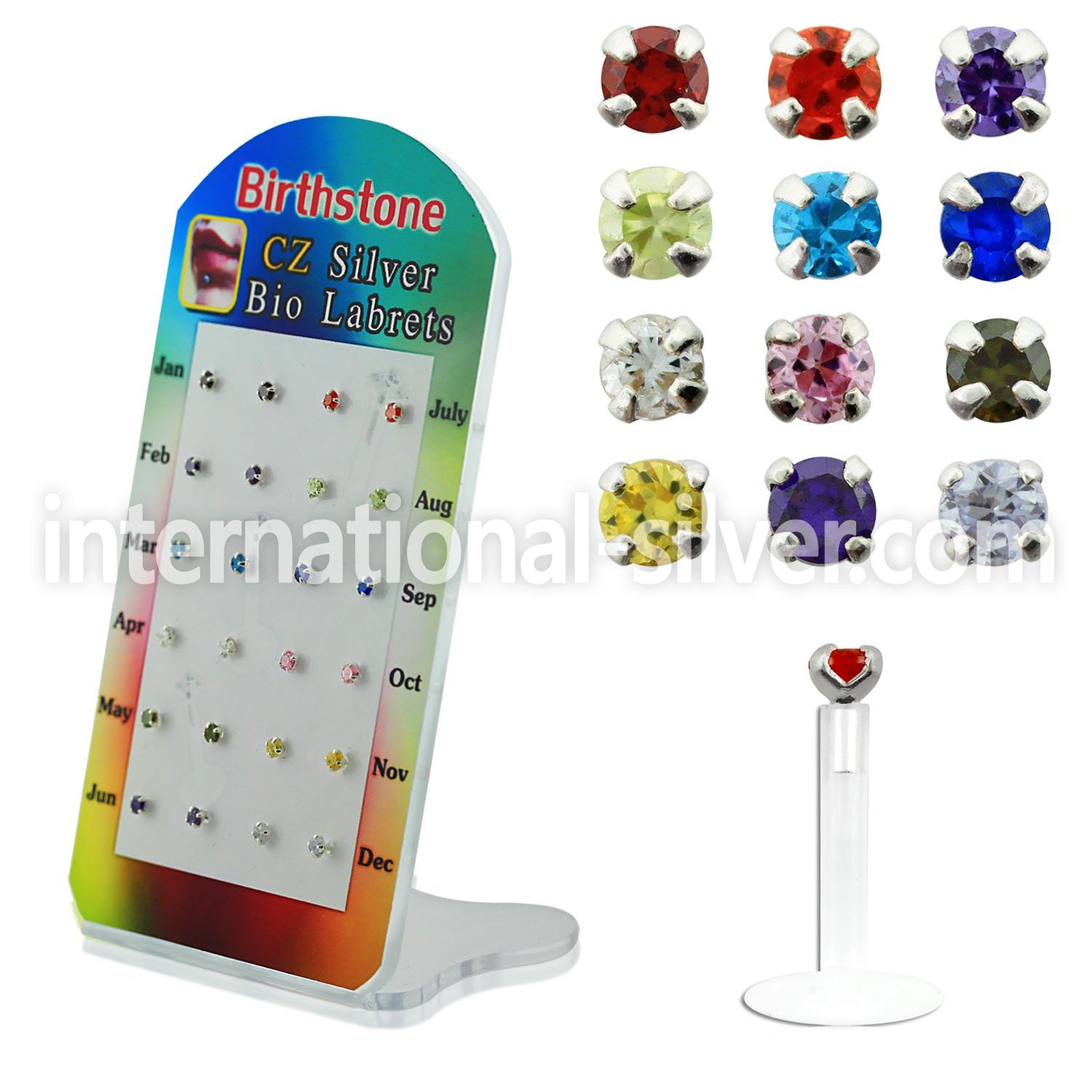 brlbi30 labrets lip rings bioflex ptfe labrets chin