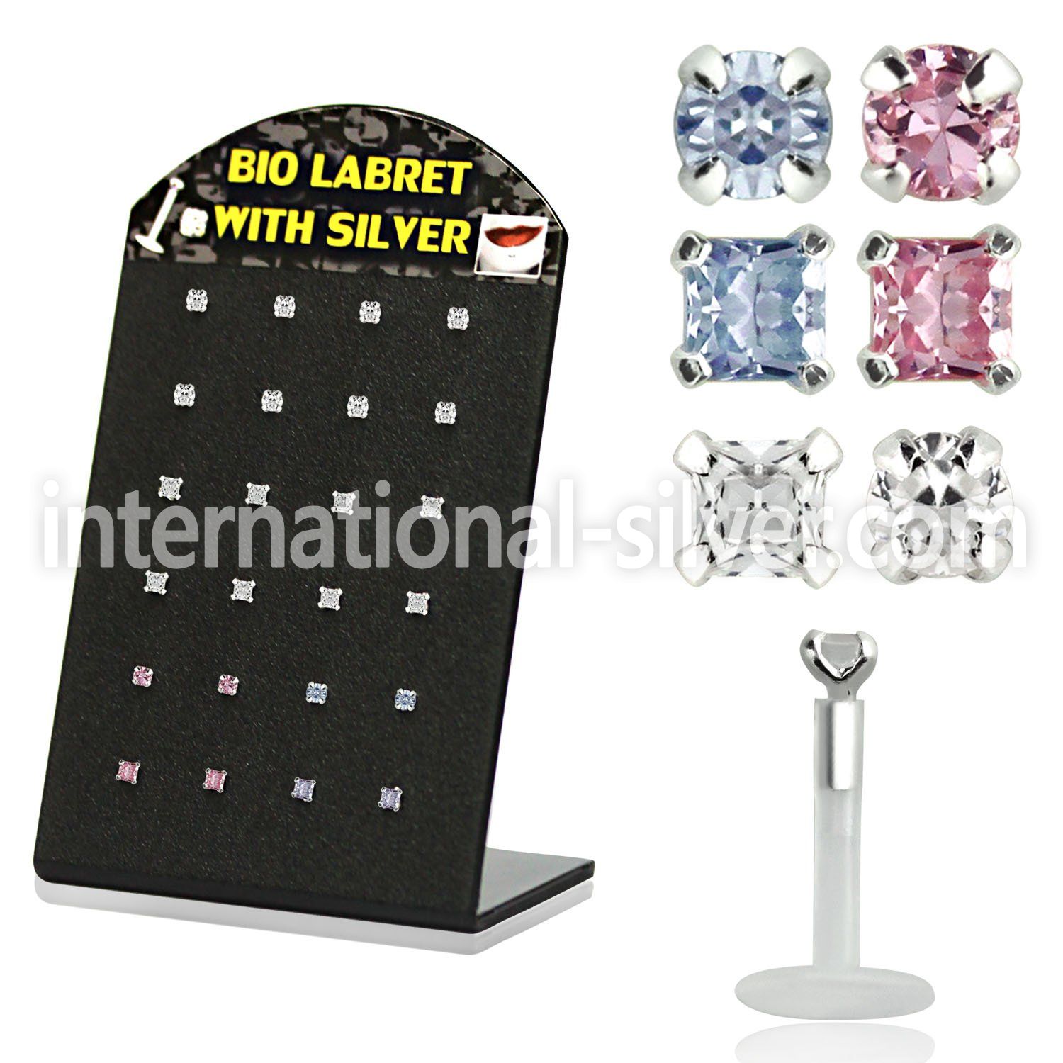 brlbi41 labrets lip rings bioflex ptfe labrets chin