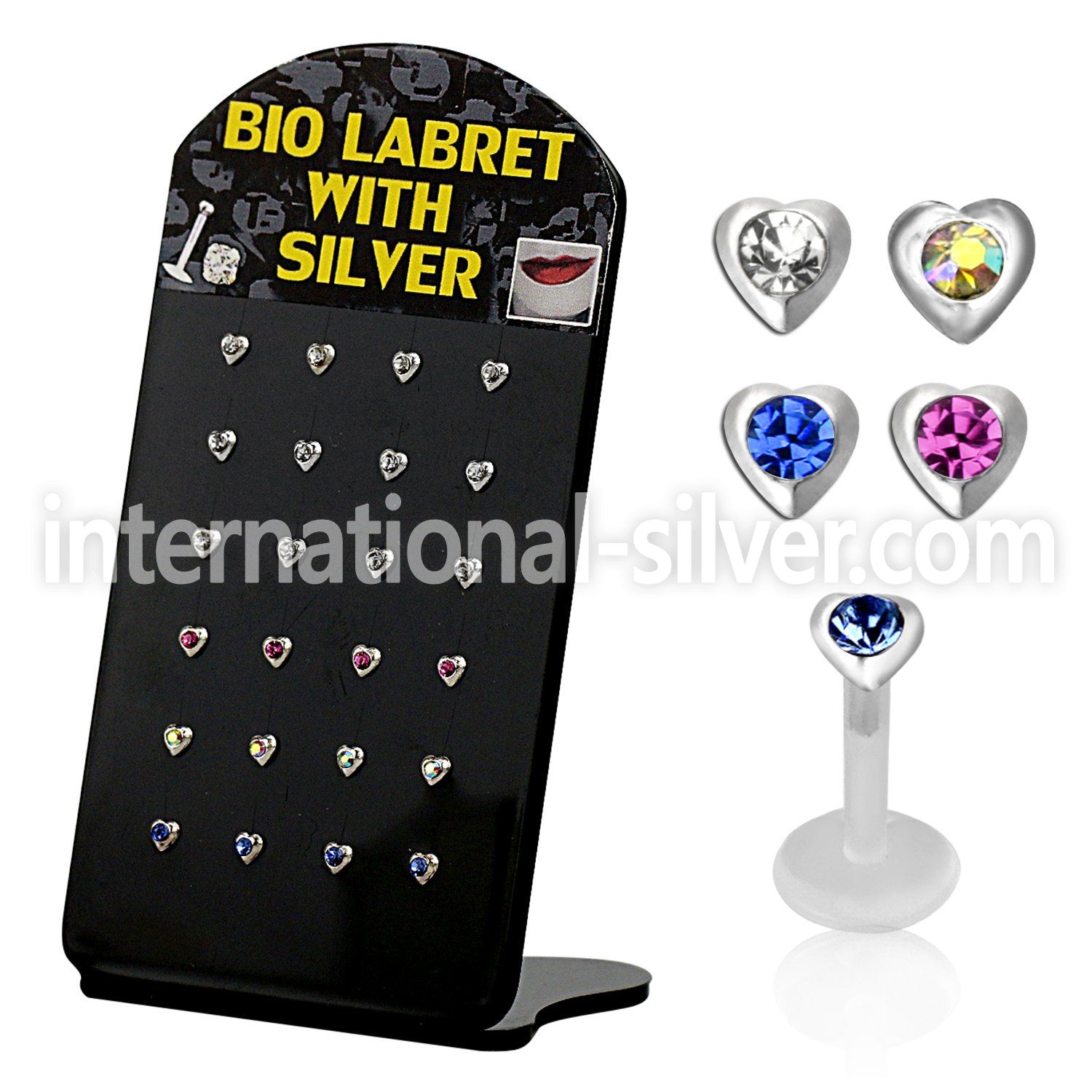 brlbi9 labrets lip rings bioflex ptfe labrets chin