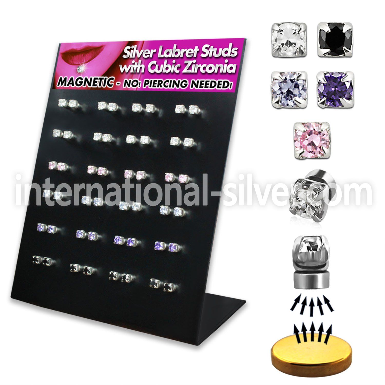 brlz3m labrets lip rings silver 925 labrets chin