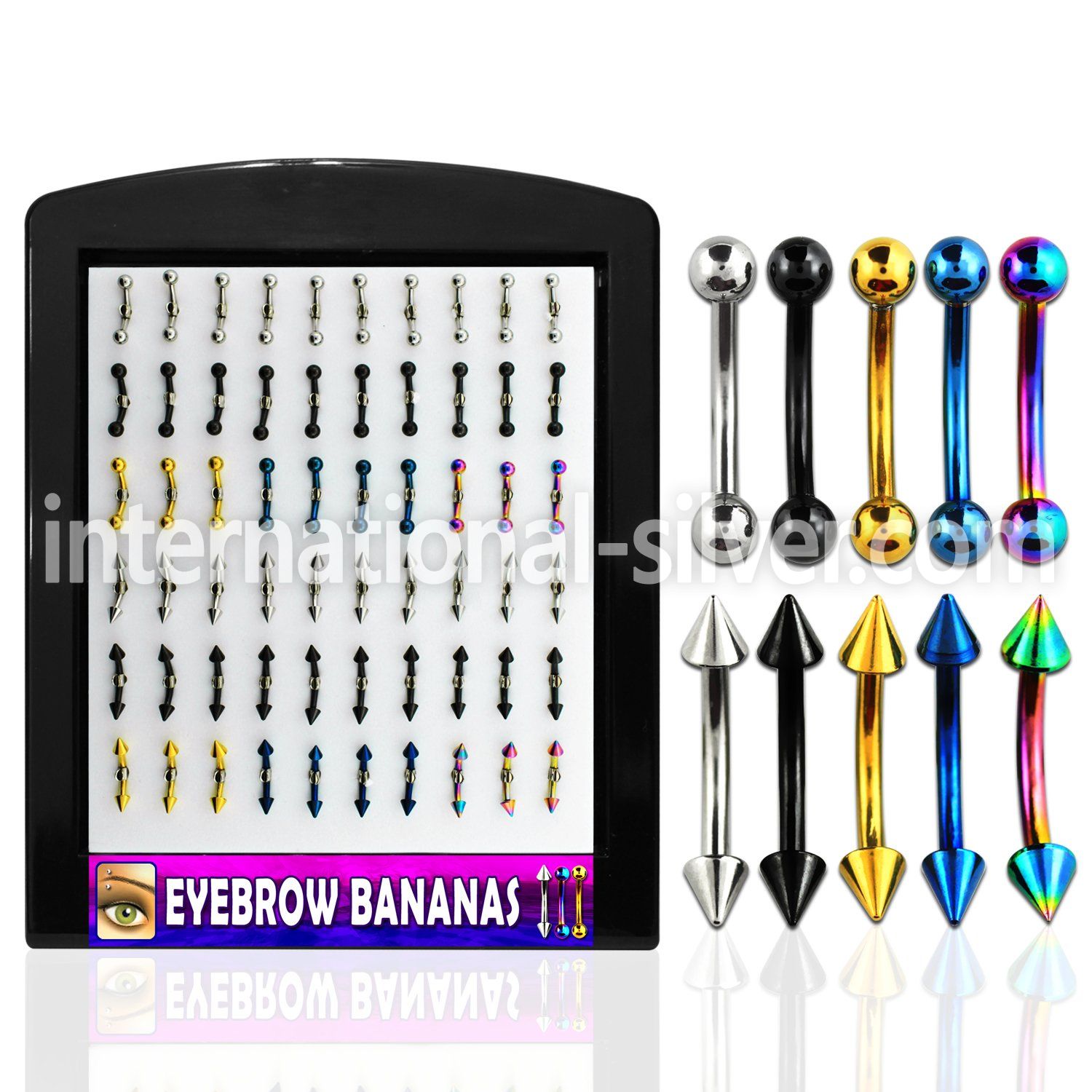 brmix20 micro curved barbells anodized surgical steel 316l eyebrow