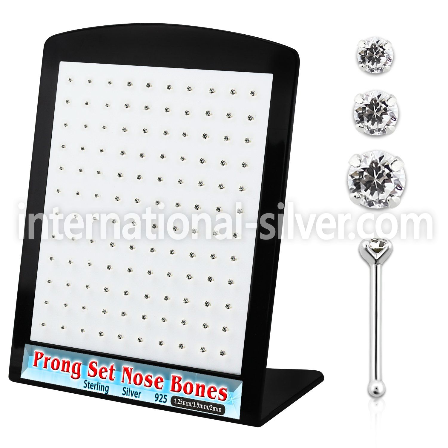 brnbpmc7 nose bone silver 925 nose